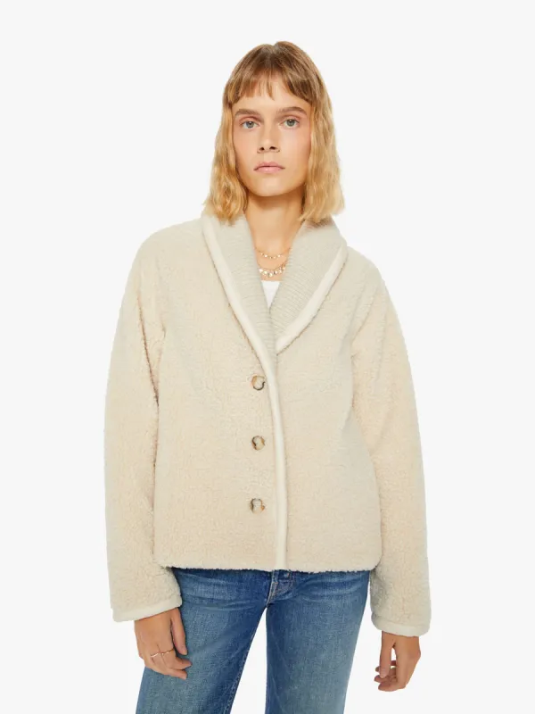 XiRENA Alfie Sherpa Jacket - Soft Pebble made by XiRENA
