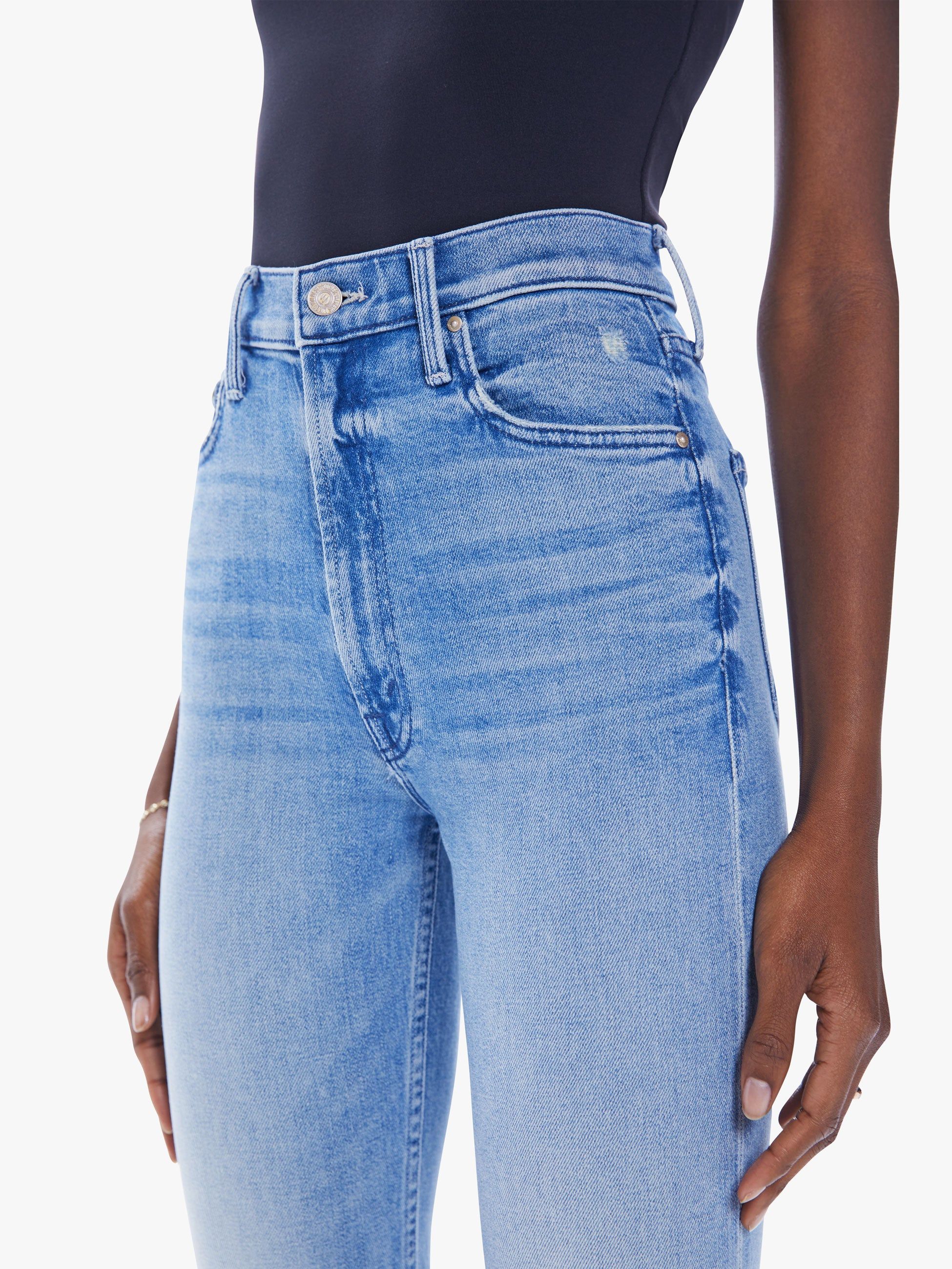 High Waisted Rider Ankle Fray - Fish Out Of Water sold by MOTHER product image thumbnail 5