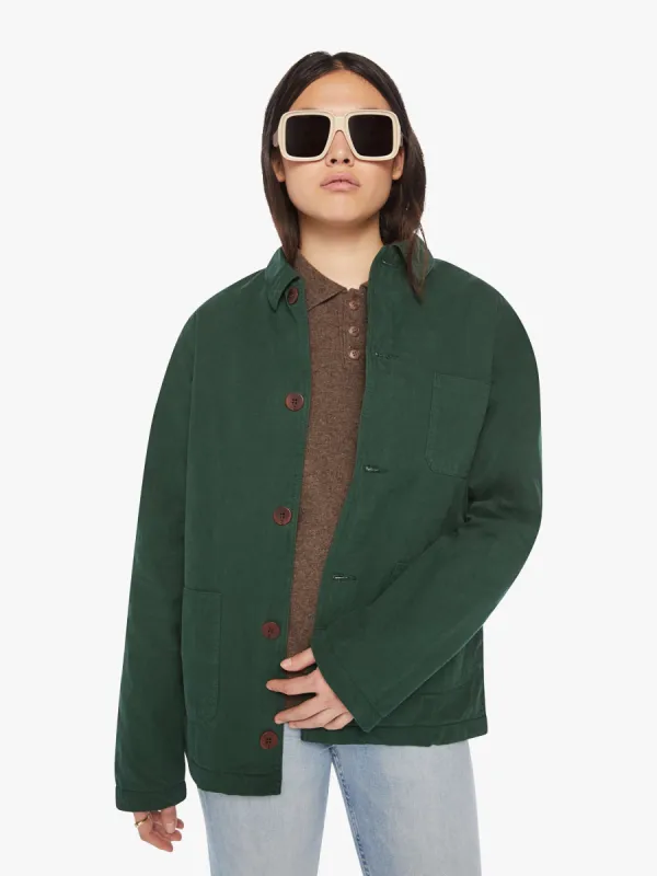La Paz Baptista Canvas Jacket - Hunter Green made by MOTHER