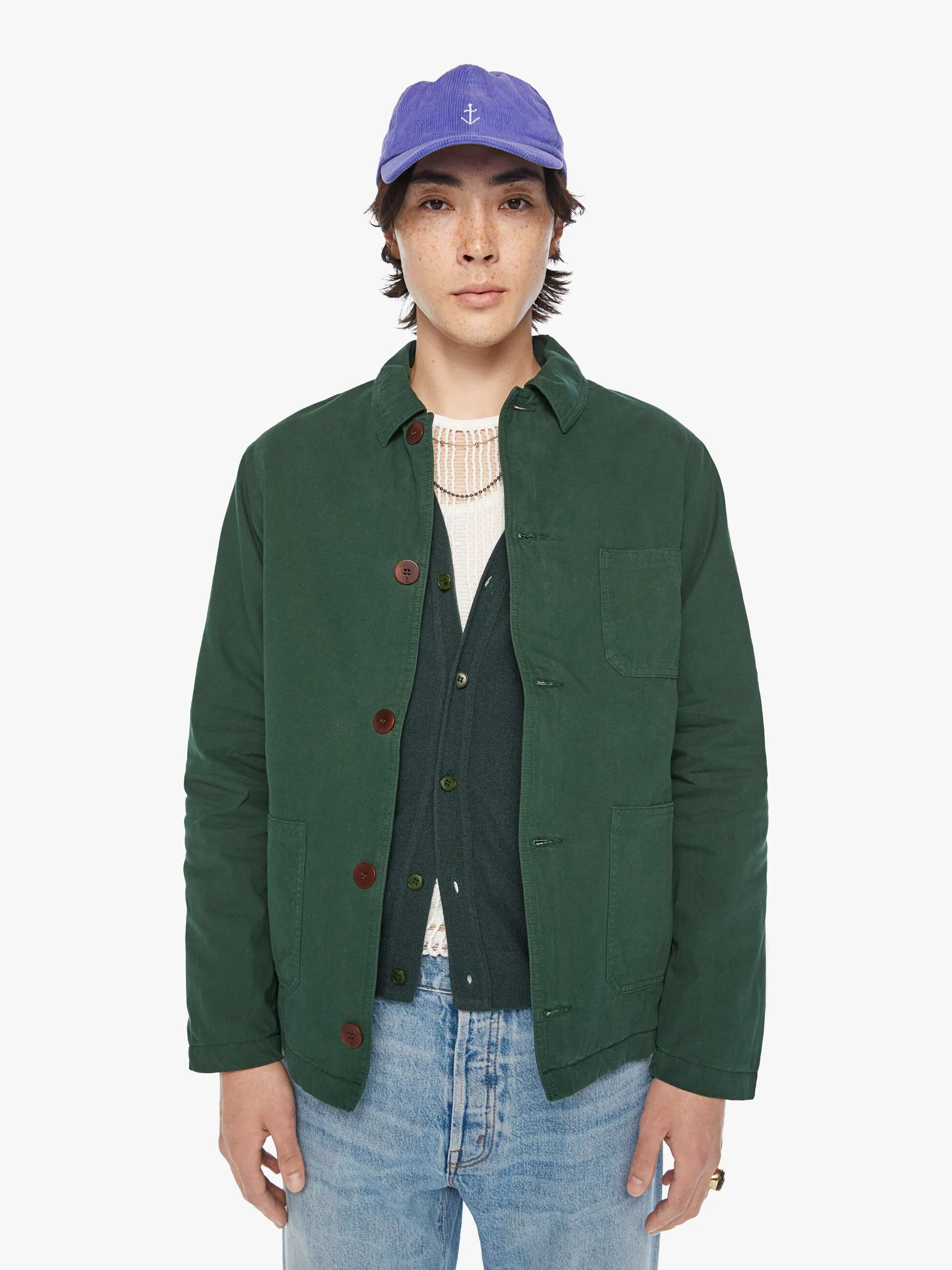 La Paz Baptista Canvas Jacket - Hunter Green sold by MOTHER product image thumbnail 5