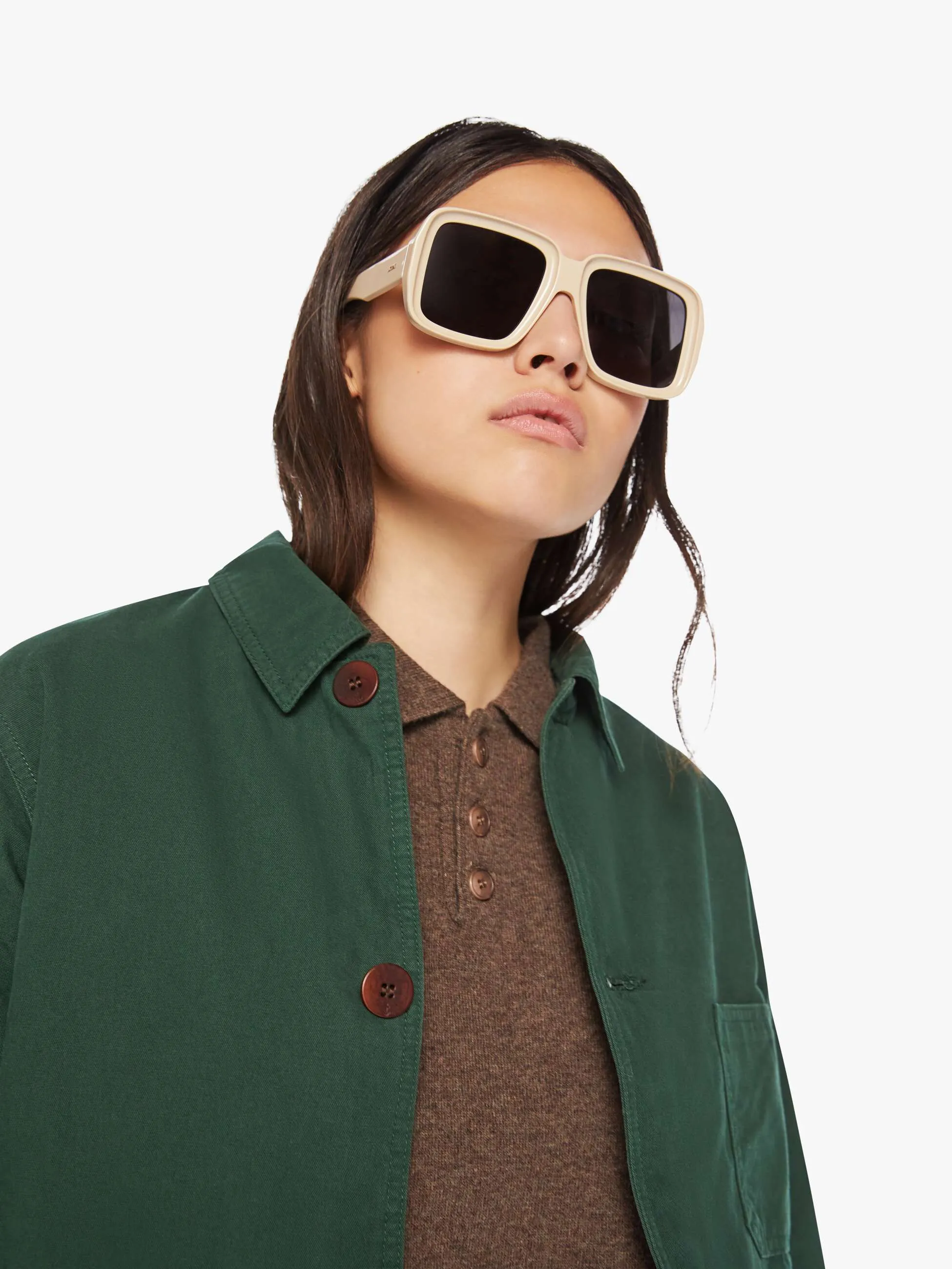 La Paz Baptista Canvas Jacket - Hunter Green sold by MOTHER product image thumbnail 4