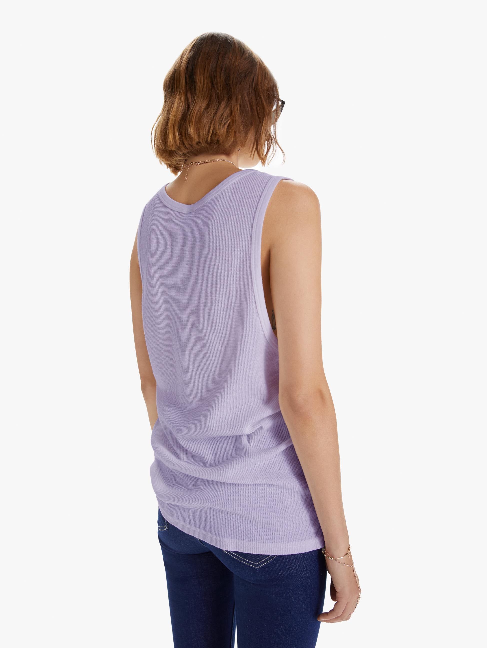 Velva Sheen Thermal Tank Top - Orchid sold by MOTHER product image thumbnail 2