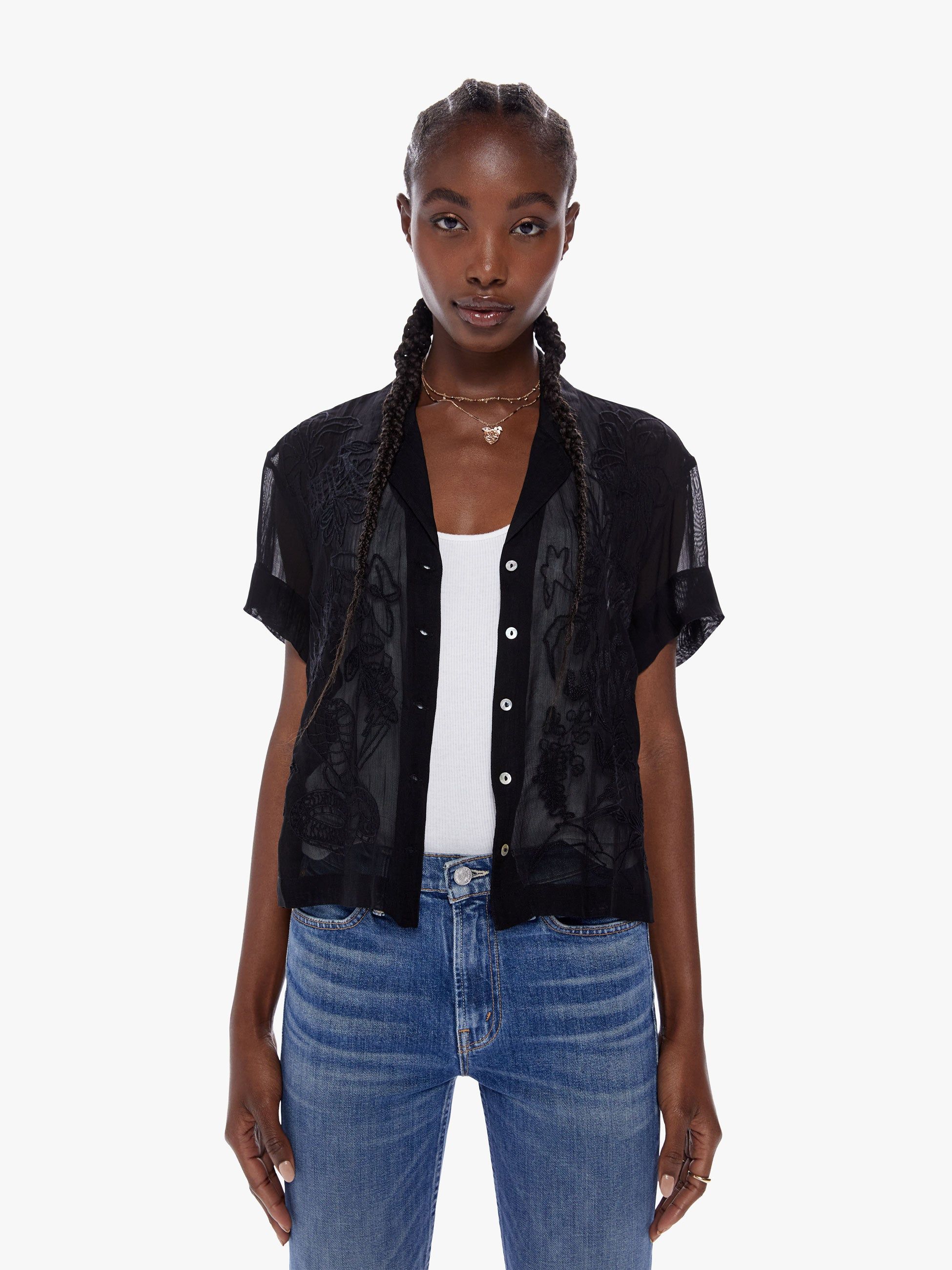 The Back Alley Top - Snake Charmer sold by MOTHER product image thumbnail 2