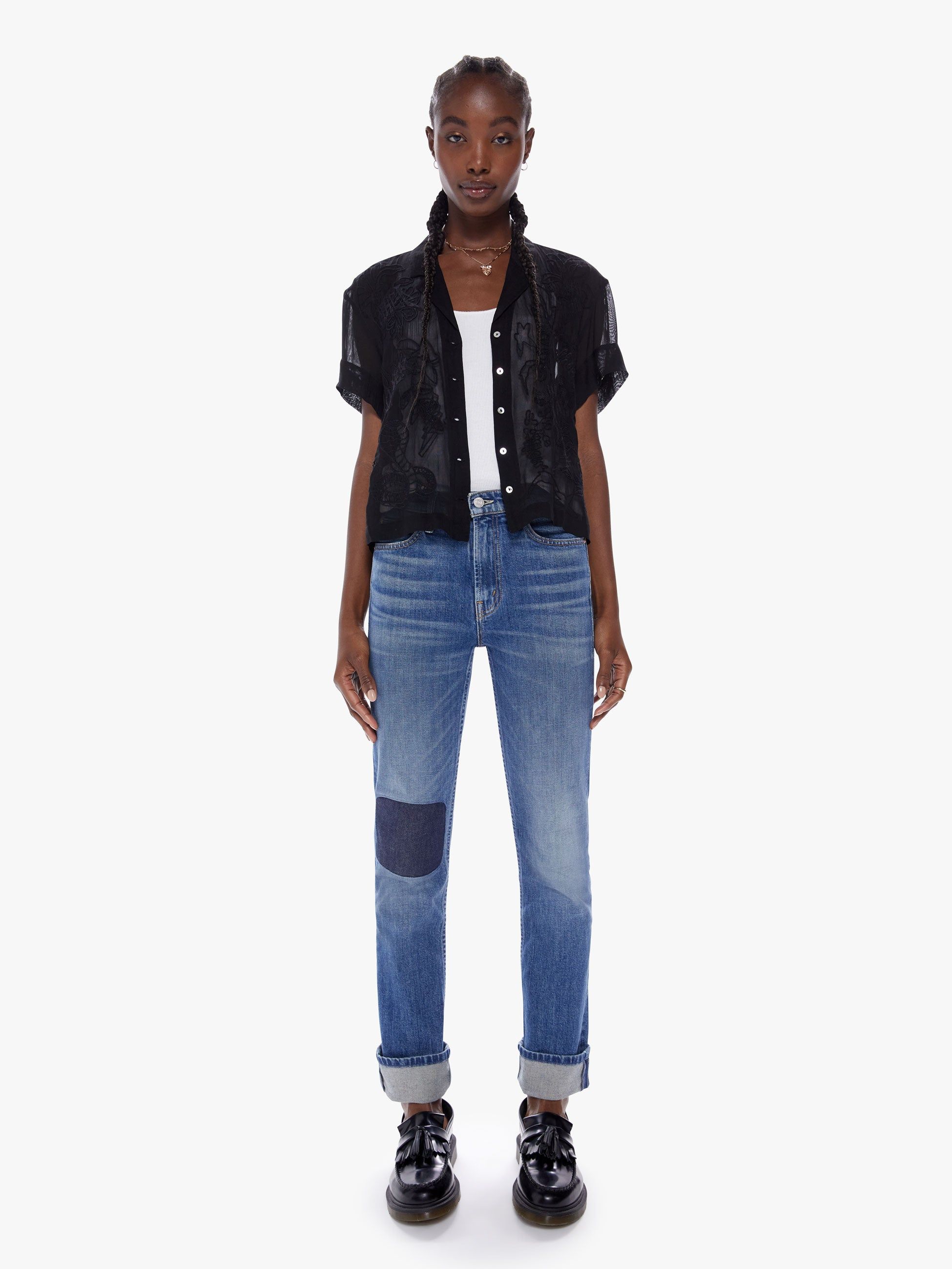 The Back Alley Top - Snake Charmer sold by MOTHER product image thumbnail 5