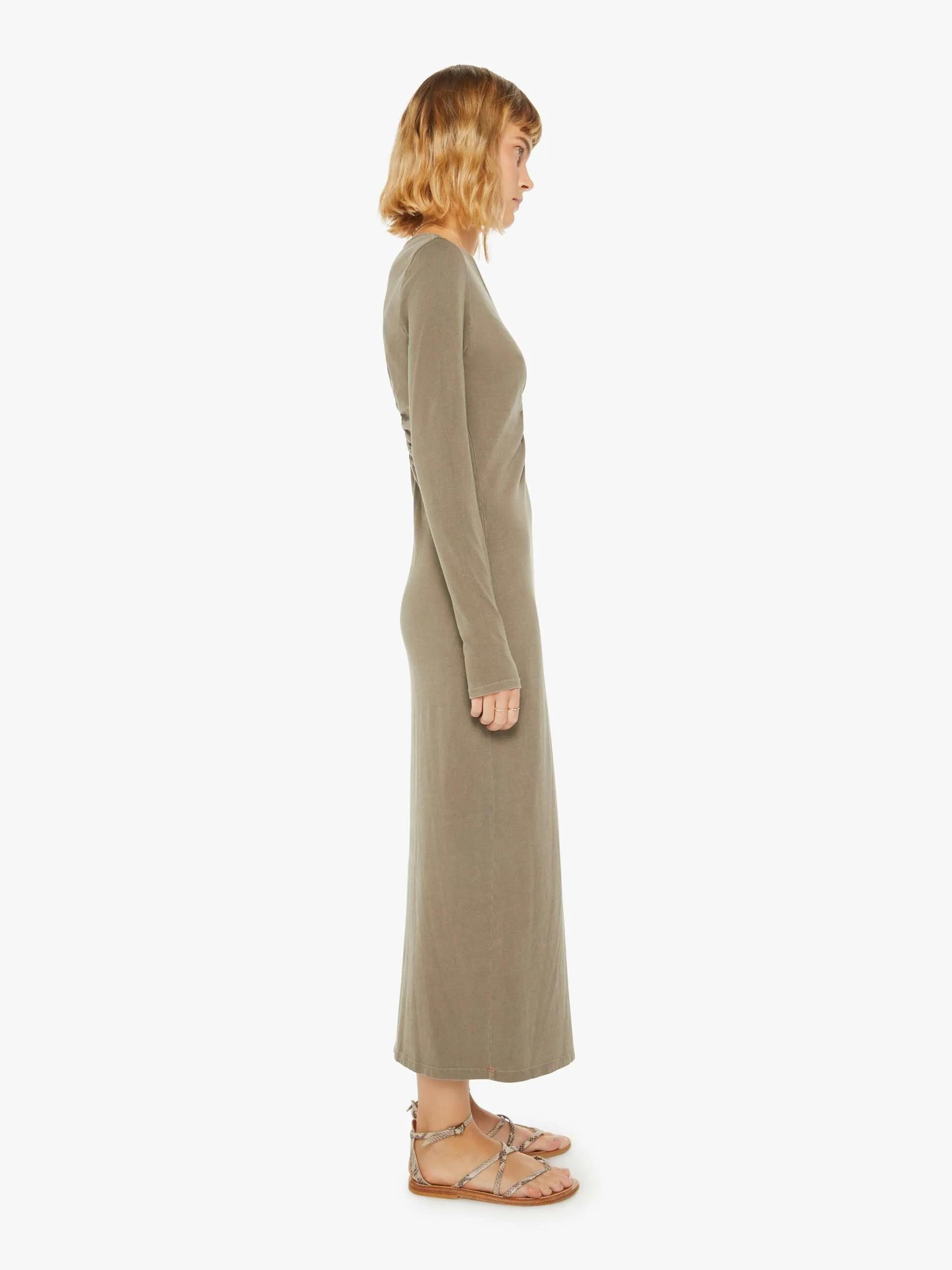 XiRENA Olivia Dress - Olive Fade sold by MOTHER product image thumbnail 2