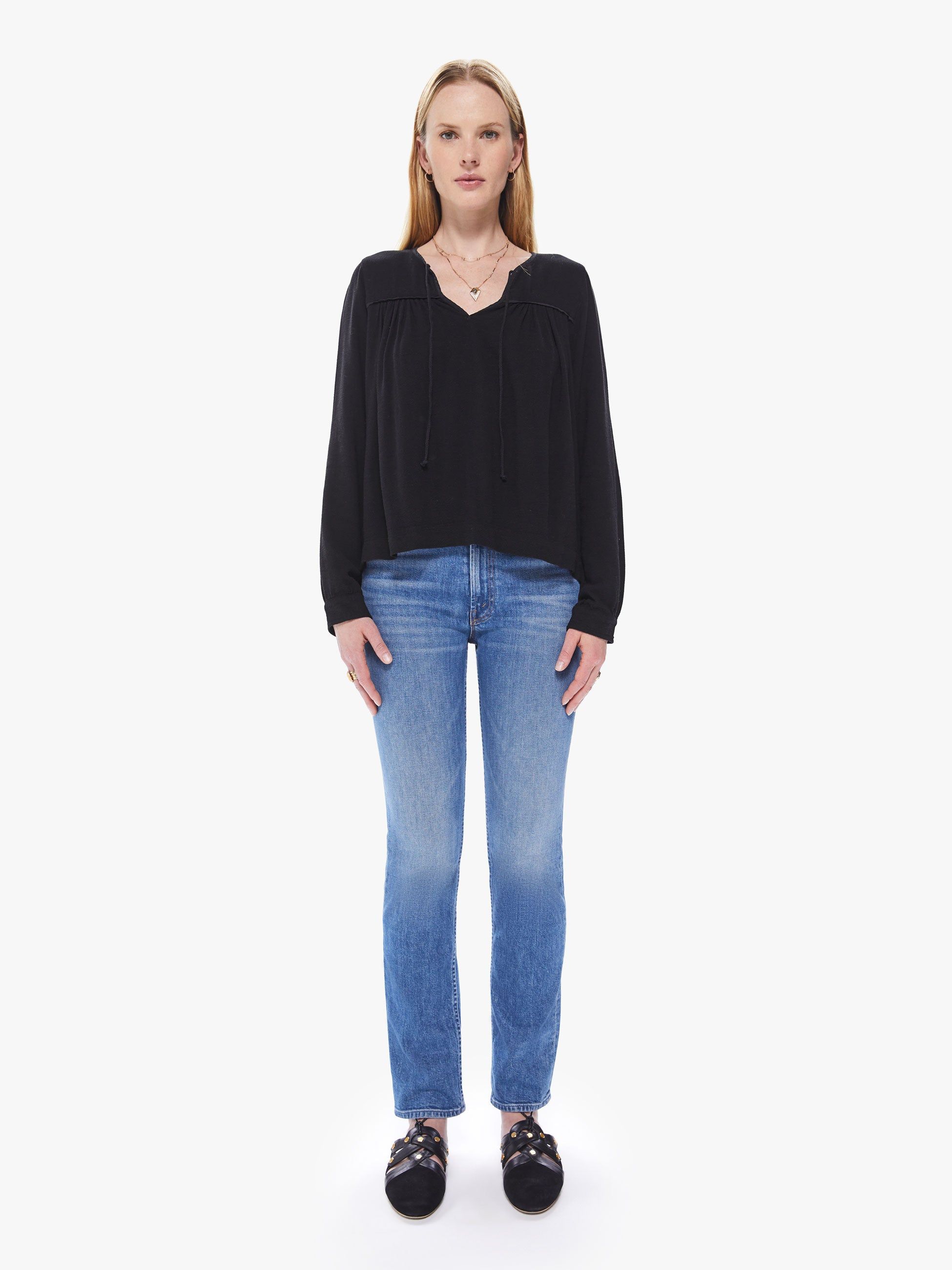 XiRENA Mae Top - Black sold by MOTHER product image thumbnail 5