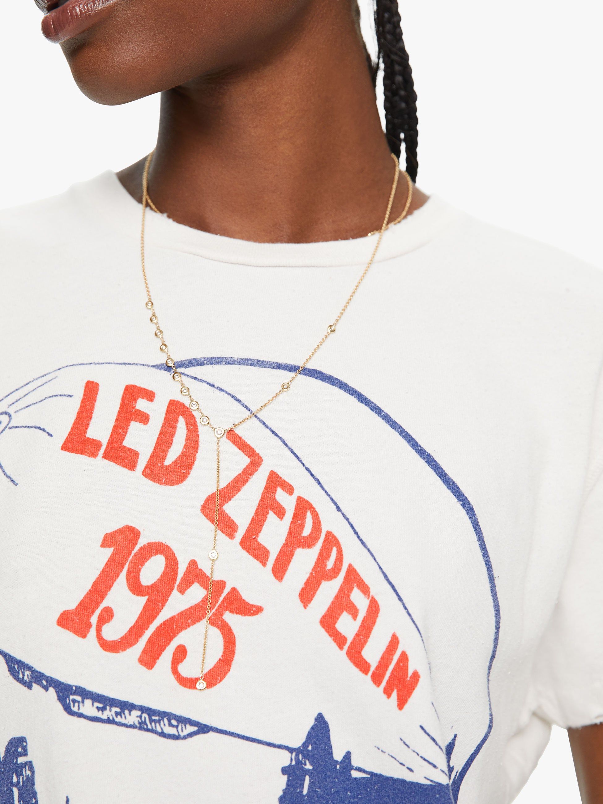 MadeWorn Led Zeppelin Tee - Vintage White sold by MOTHER product image thumbnail 6