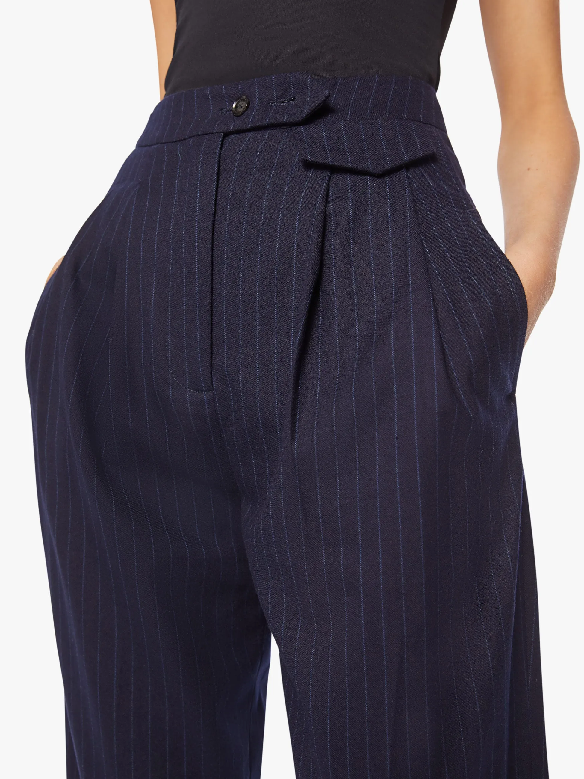 Maria Cher Zika Pants - Marine sold by MOTHER product image thumbnail 5