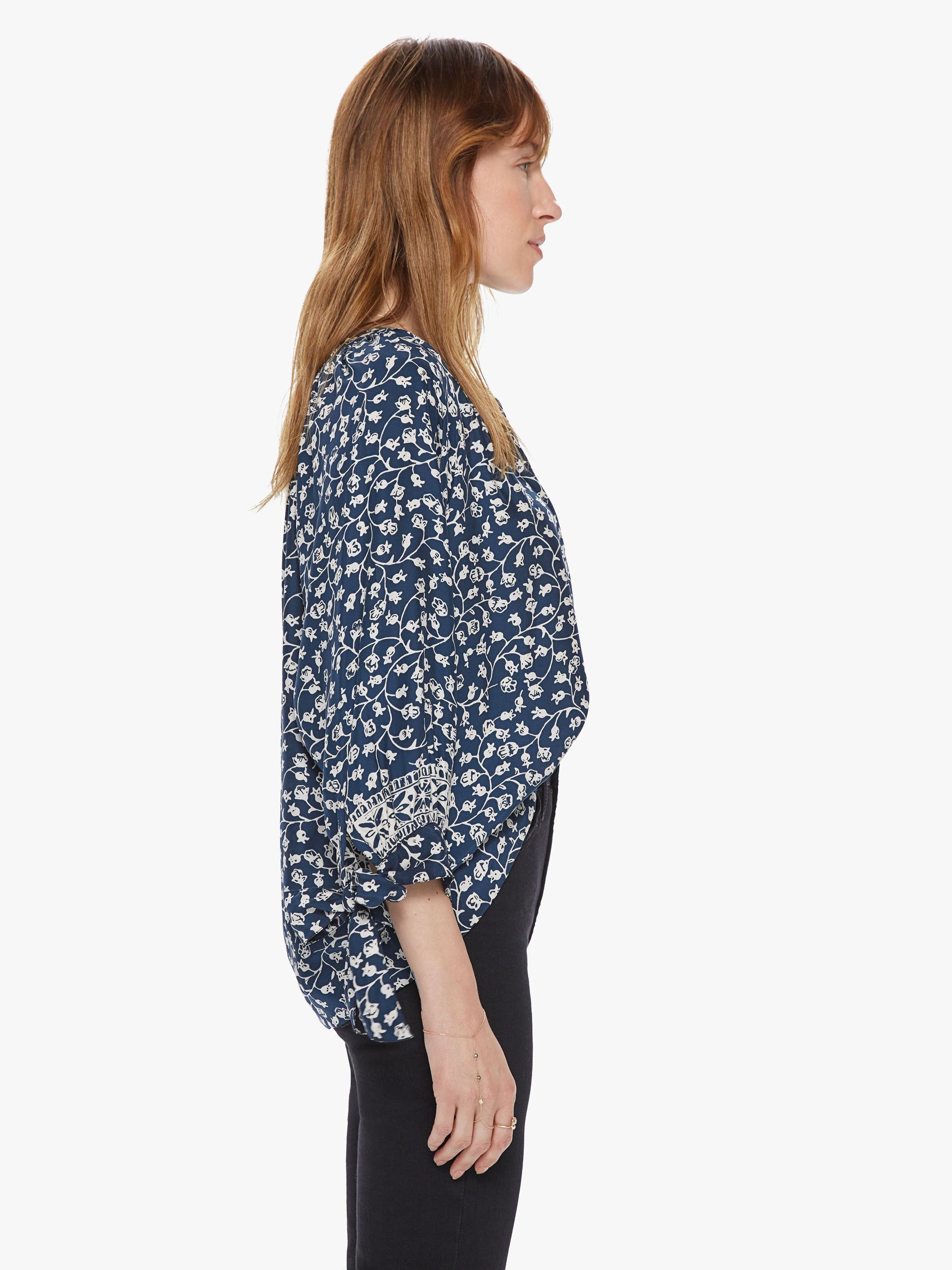 Natalie Martin Renata Shirt - Pomegranate Indigo sold by MOTHER product image thumbnail 3