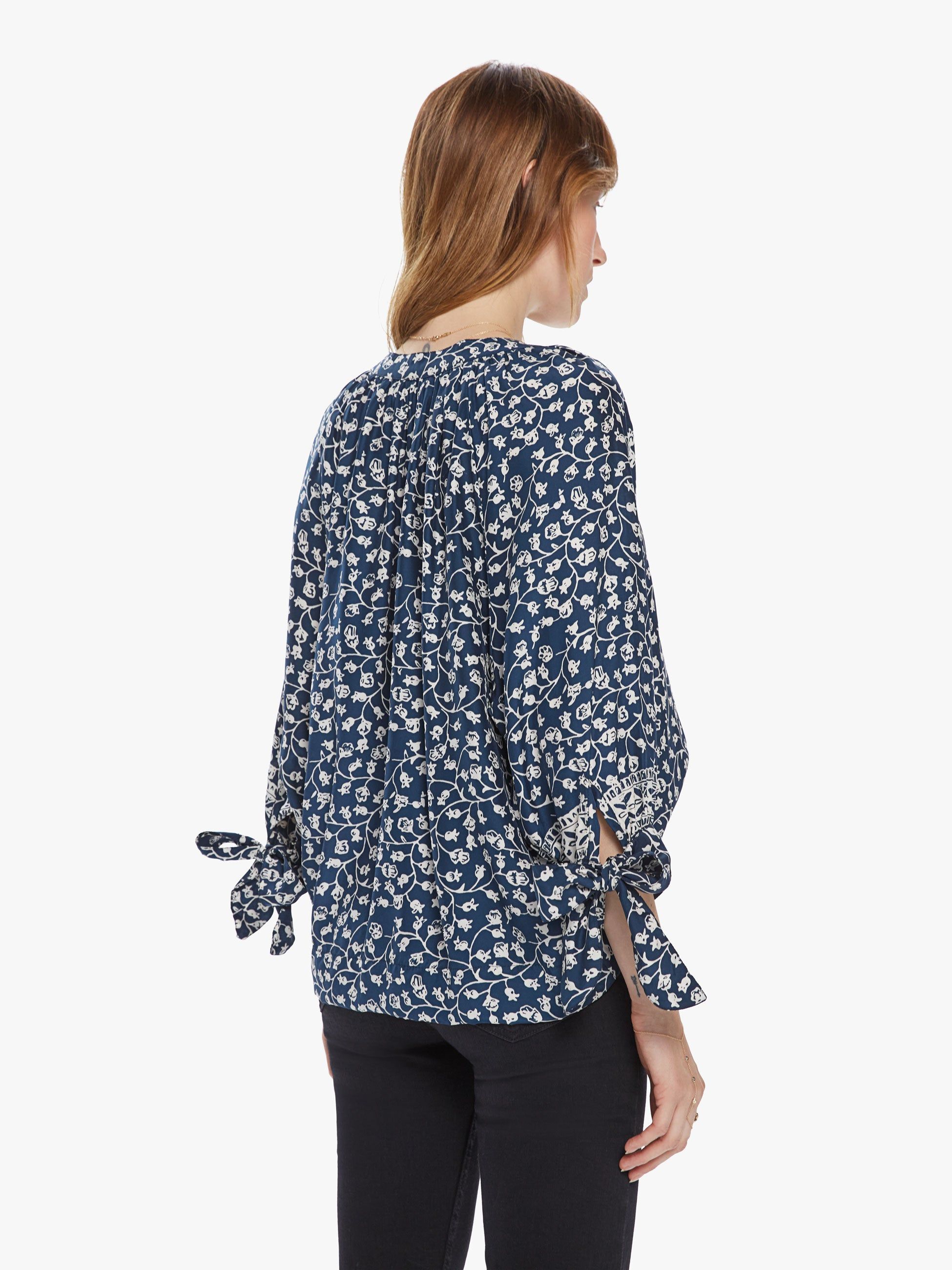 Natalie Martin Renata Shirt - Pomegranate Indigo sold by MOTHER product image thumbnail 4