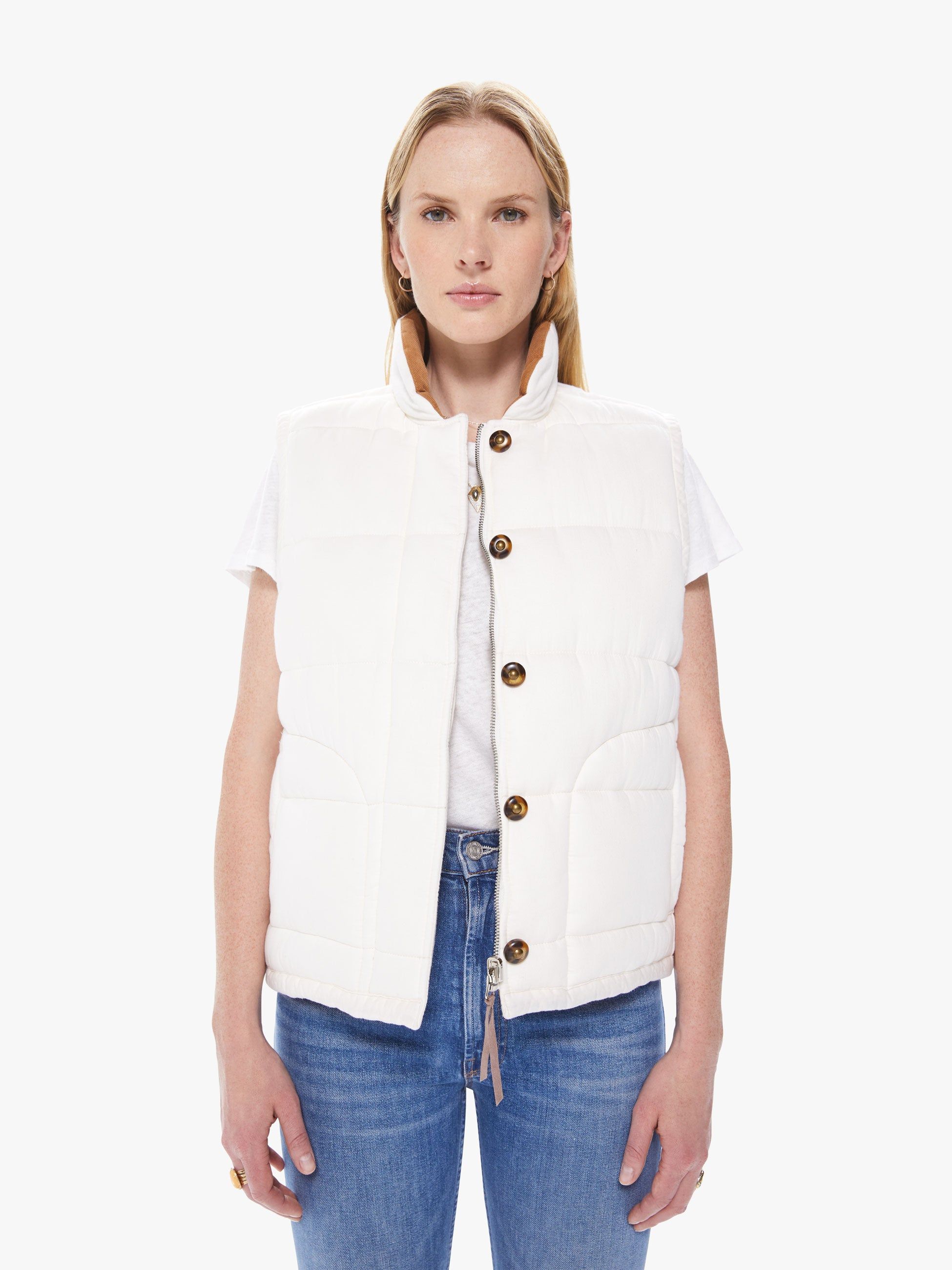 XiRENA Hunter Puffer Vest - Ivory Vine sold by MOTHER product image thumbnail 2