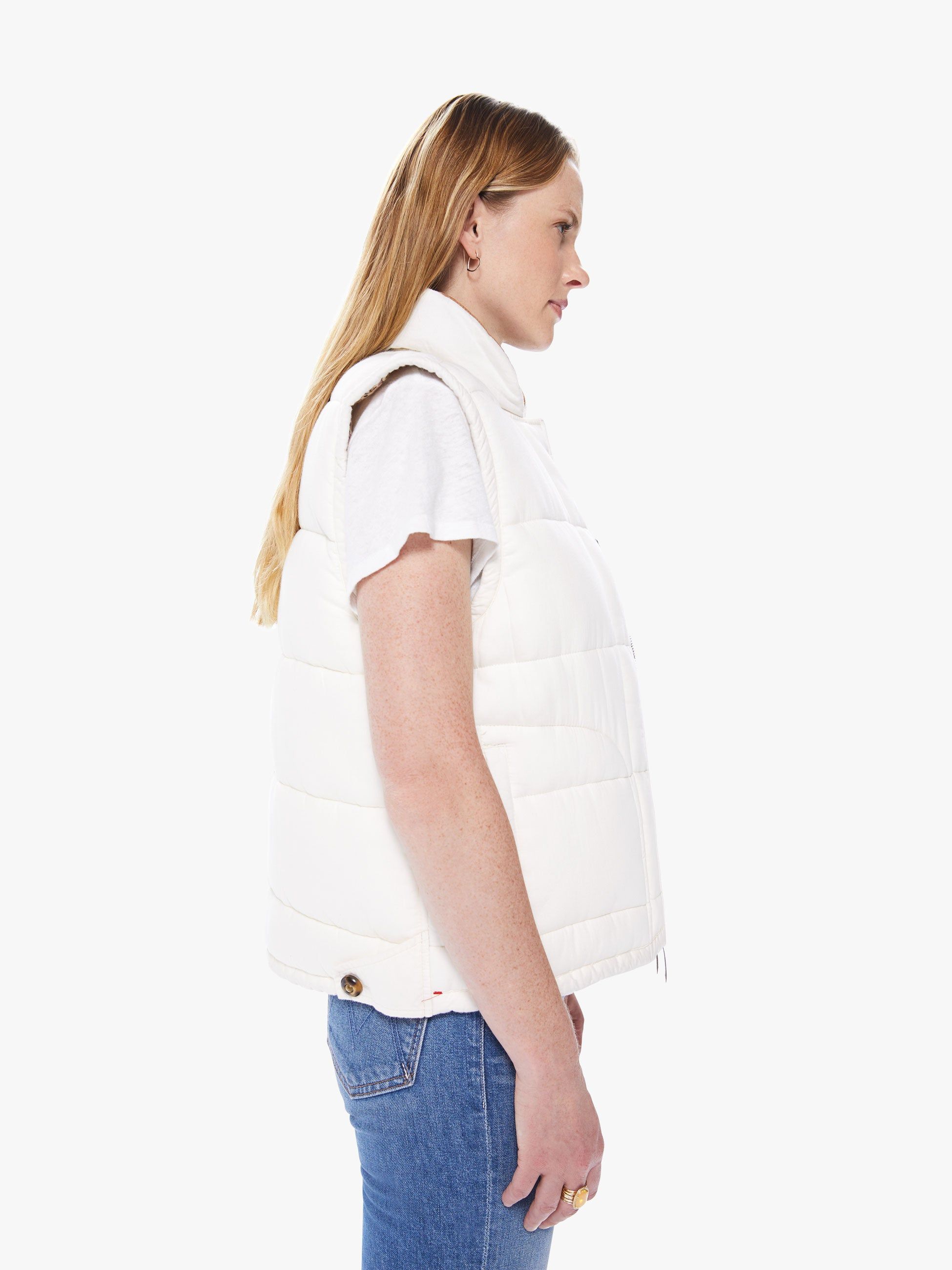 XiRENA Hunter Puffer Vest - Ivory Vine sold by MOTHER product image thumbnail 3