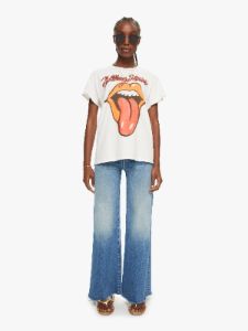 MadeWorn Rolling Stones Airbrush Tee - Vintage White sold by MOTHER
