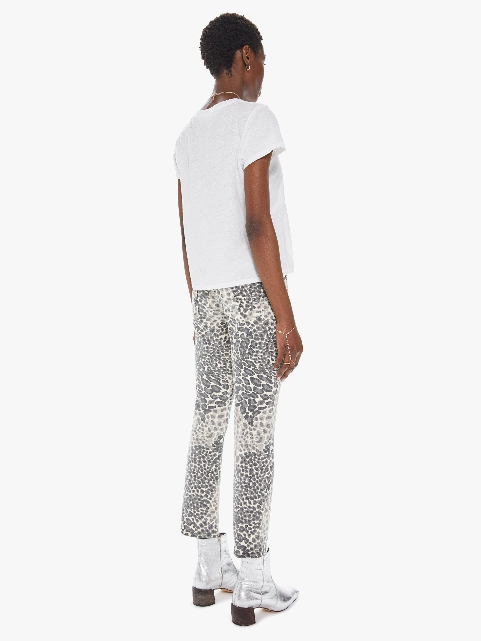 The Mid Rise Dazzler Ankle - Shadow Leopard sold by MOTHER product image thumbnail 4