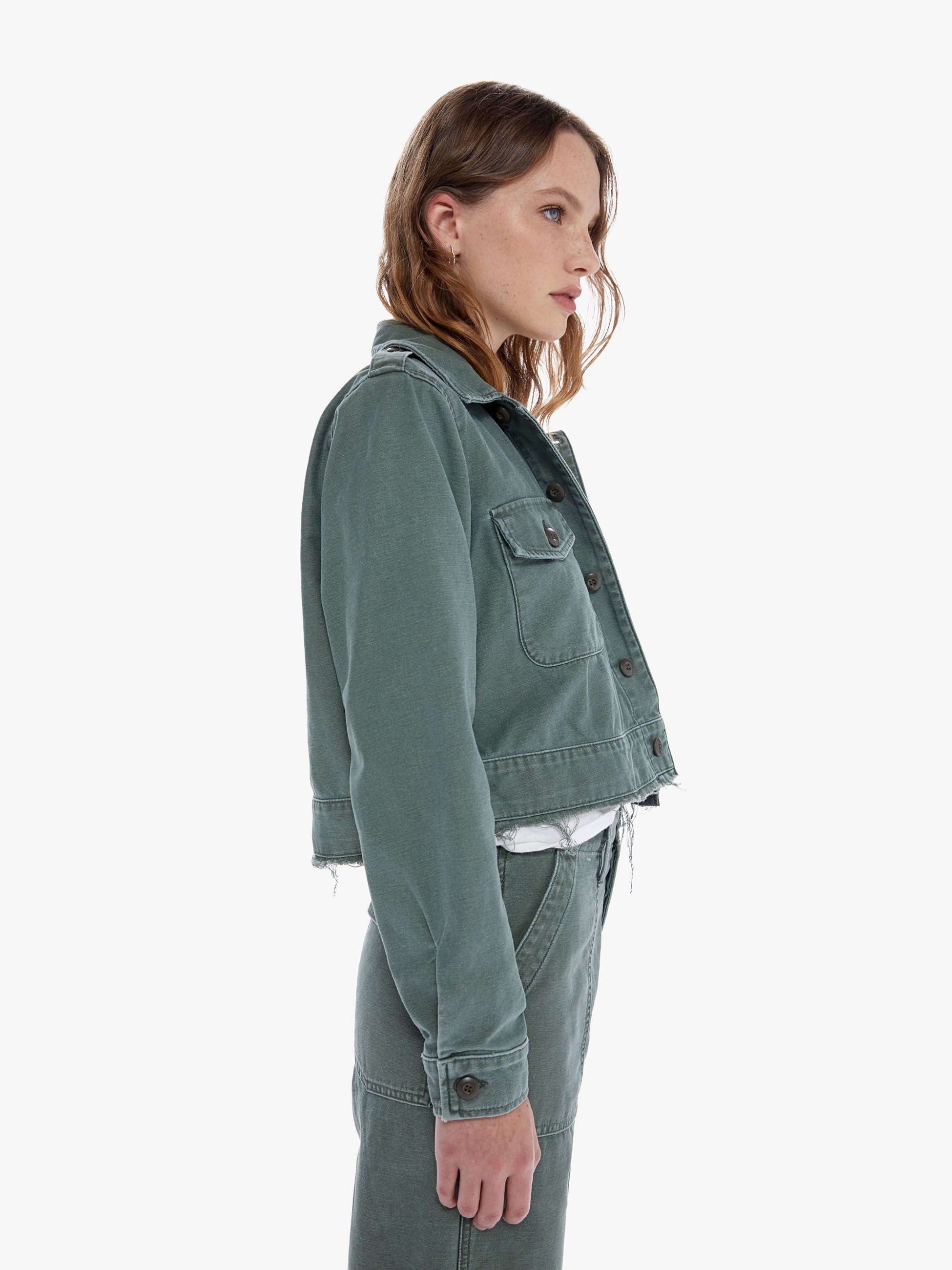 The Cropped Veteran Jacket - Roger That sold by MOTHER product image thumbnail 3