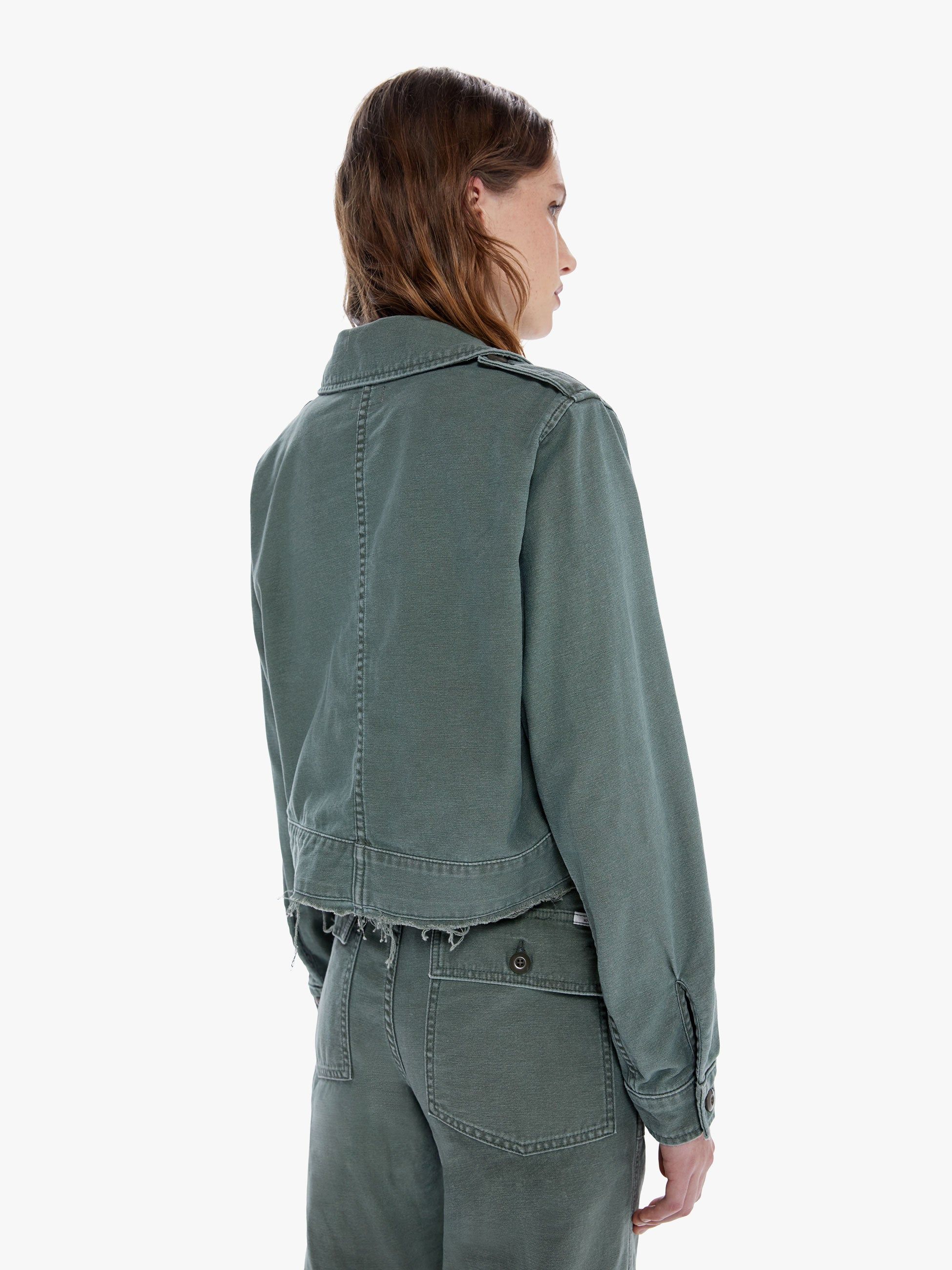 The Cropped Veteran Jacket - Roger That sold by MOTHER product image thumbnail 4