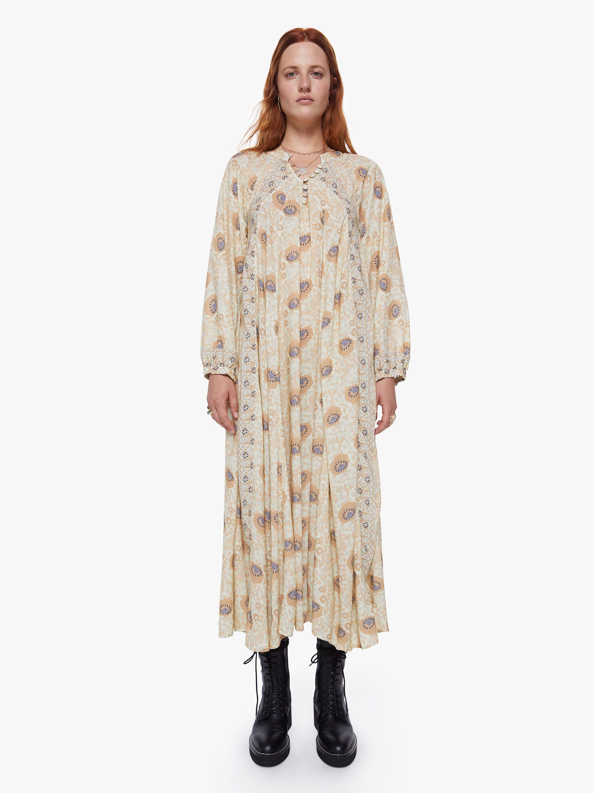 Natalie Martin Fiore Maxi - Vintage Flowers Sand sold by MOTHER product image thumbnail 2