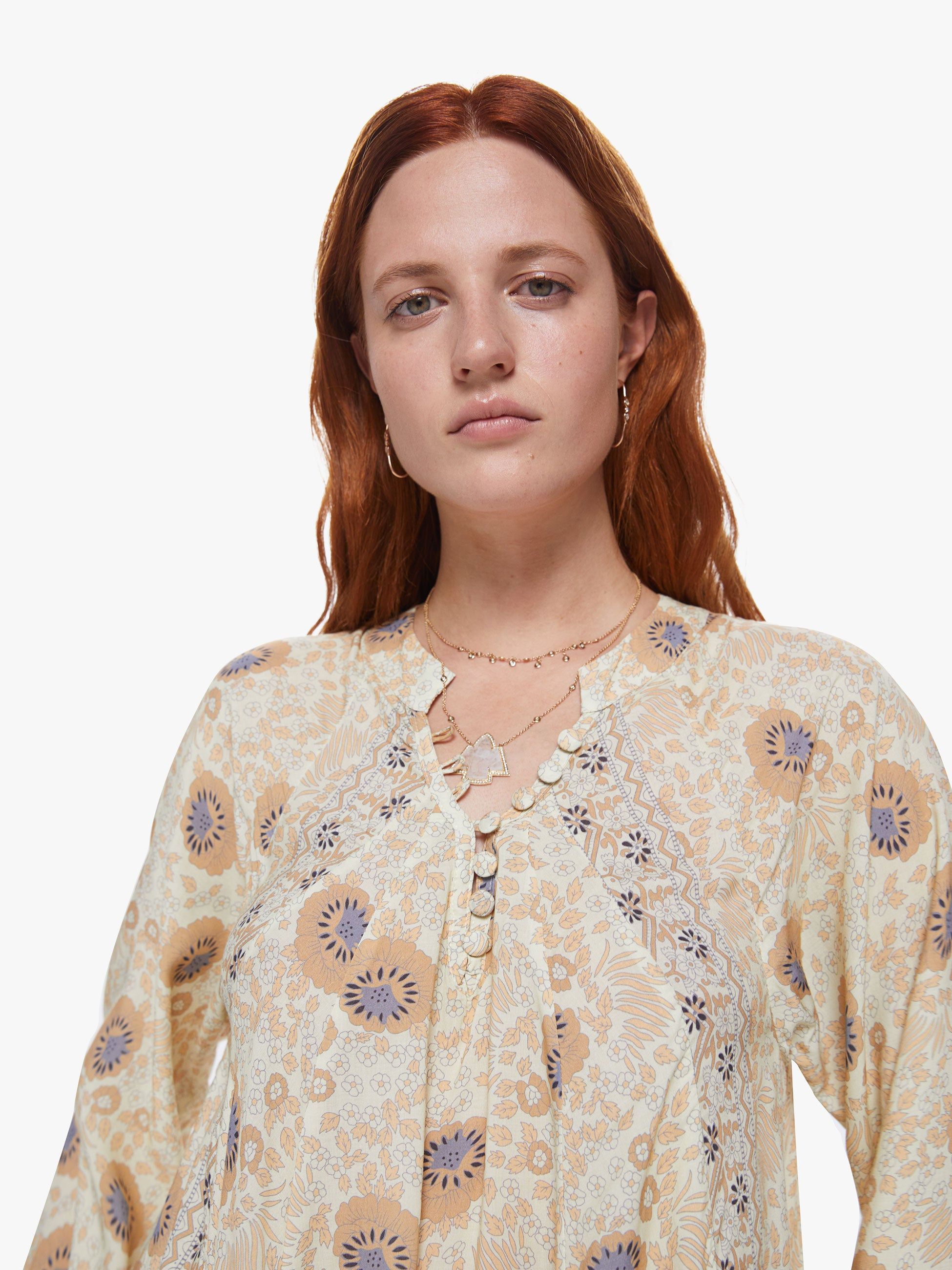 Natalie Martin Fiore Maxi - Vintage Flowers Sand sold by MOTHER product image thumbnail 5