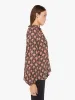 Natalie Martin Penny Blouse - Tulip Kamari Black sold by MOTHER