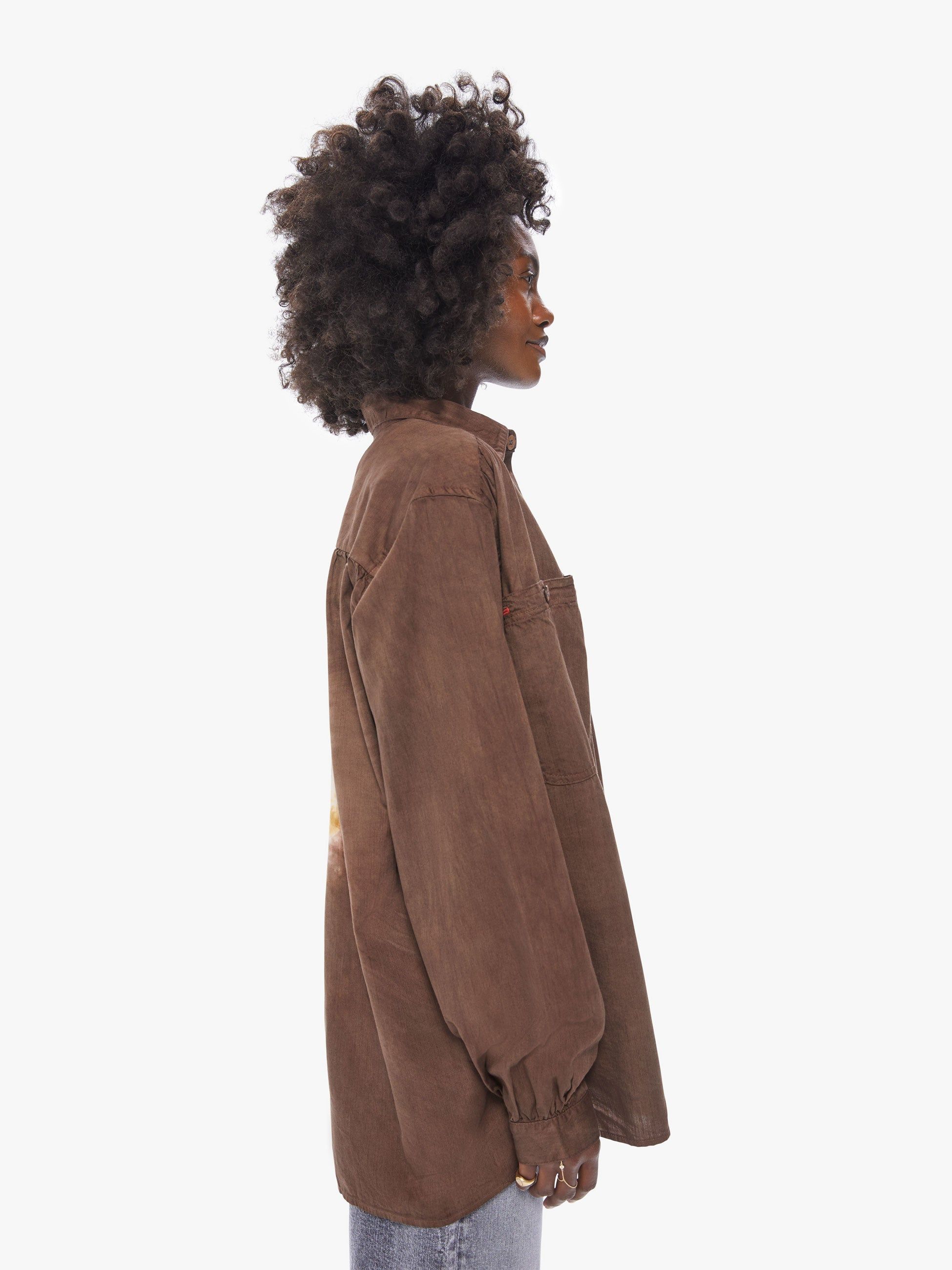 Dr. Collectors Picasso Peace Shirt - Cocoa Brown sold by MOTHER product image thumbnail 4