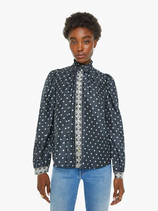 Alix Of Bohemia Annabel Shirt - Raven Dot sold by MOTHER