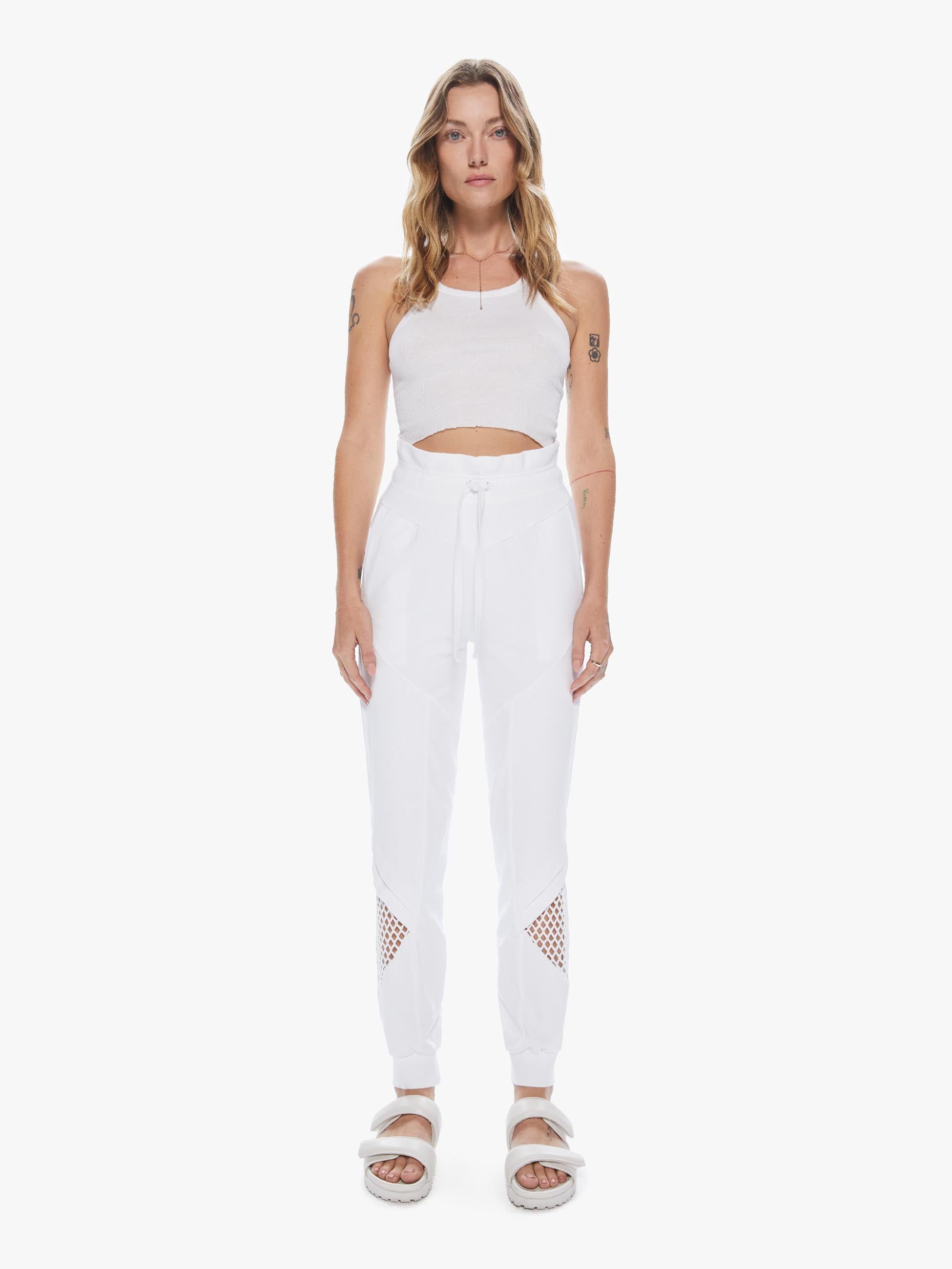 Noam Ridley Sweatpant - White sold by MOTHER