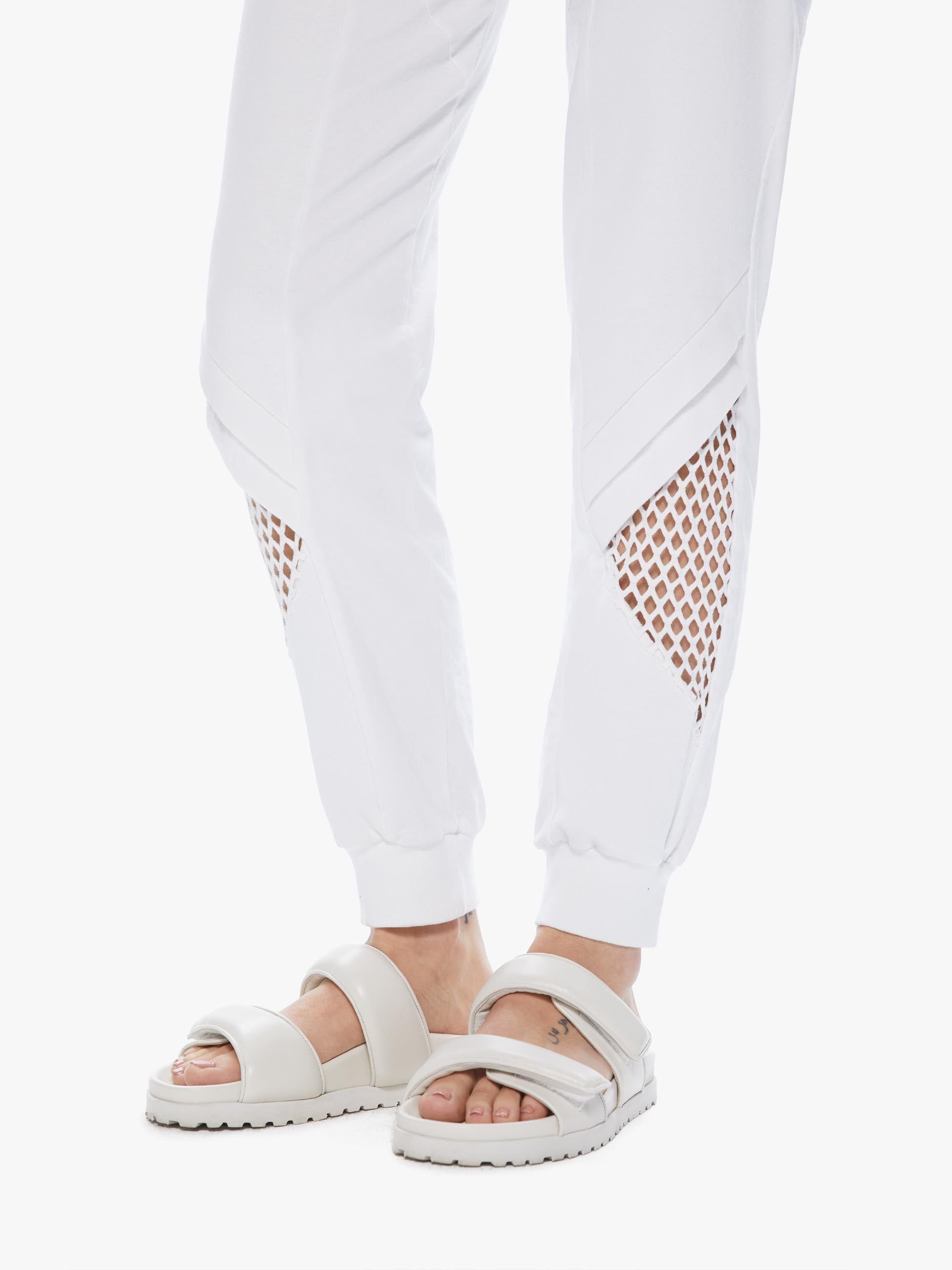 Noam Ridley Sweatpant - White sold by MOTHER product image thumbnail 5