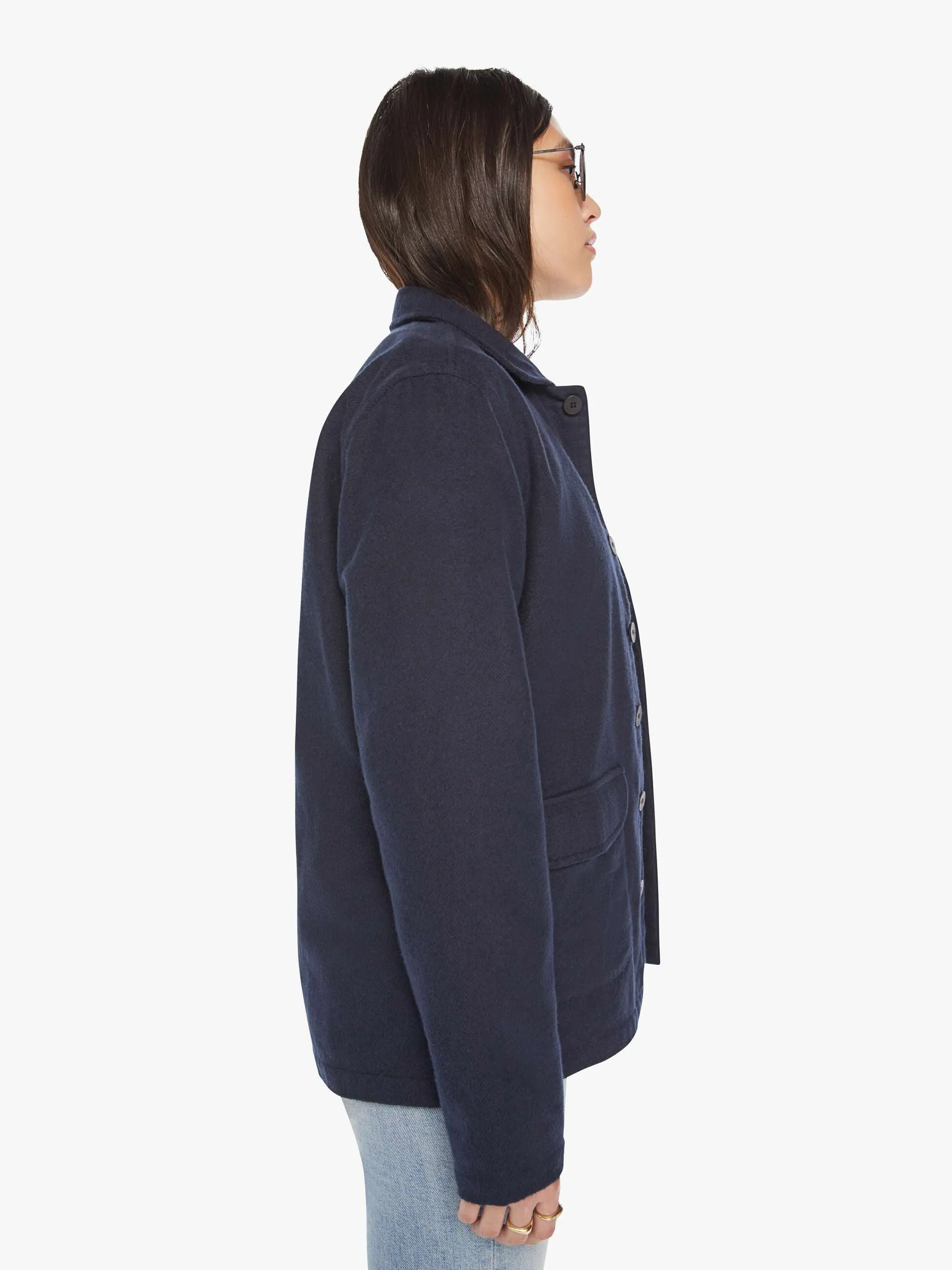 La Paz Ramos Shirt - Dark Navy sold by MOTHER product image thumbnail 3