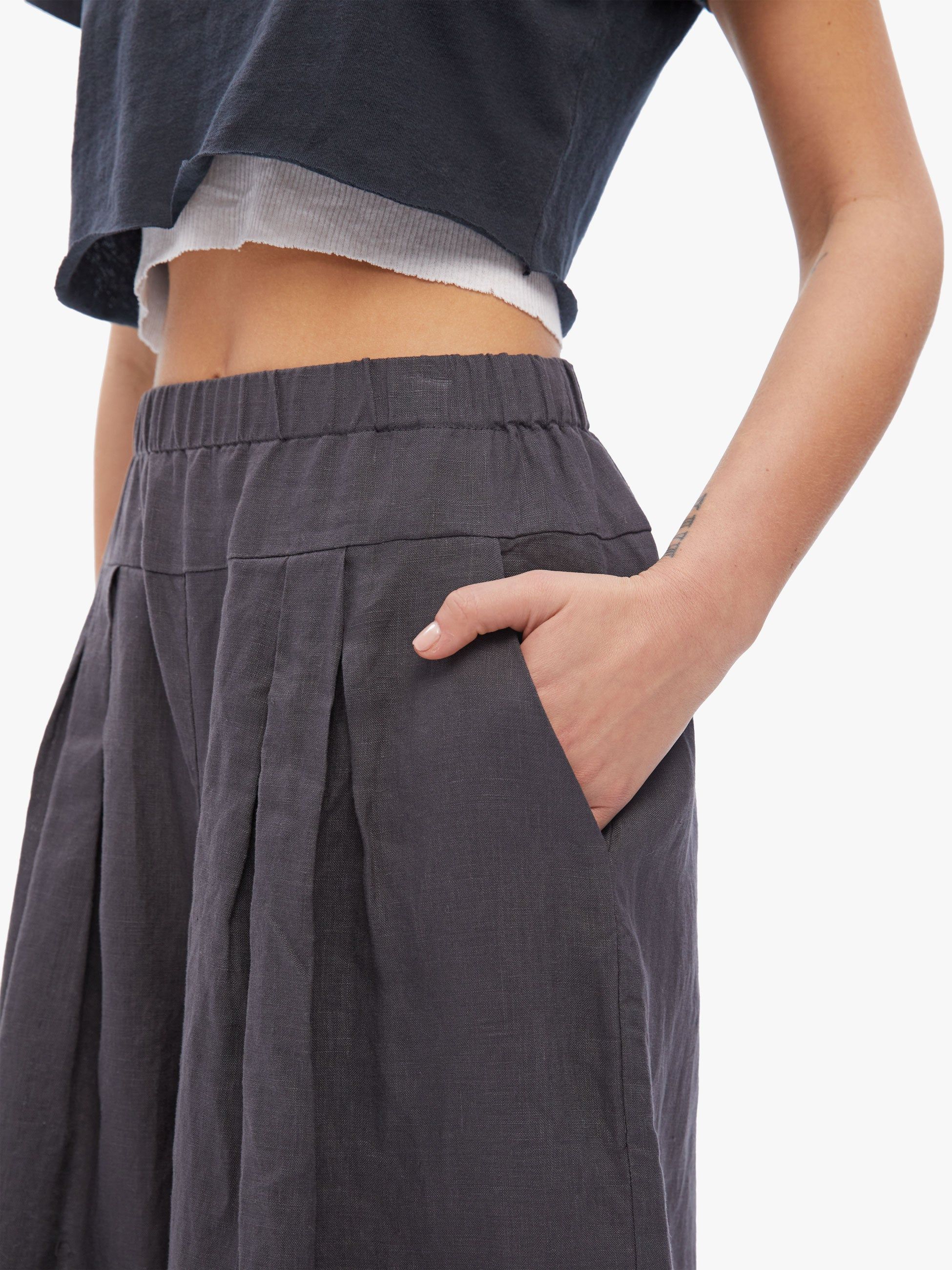 Elsa Esturgie Intense Pant - Carbon sold by MOTHER product image thumbnail 5