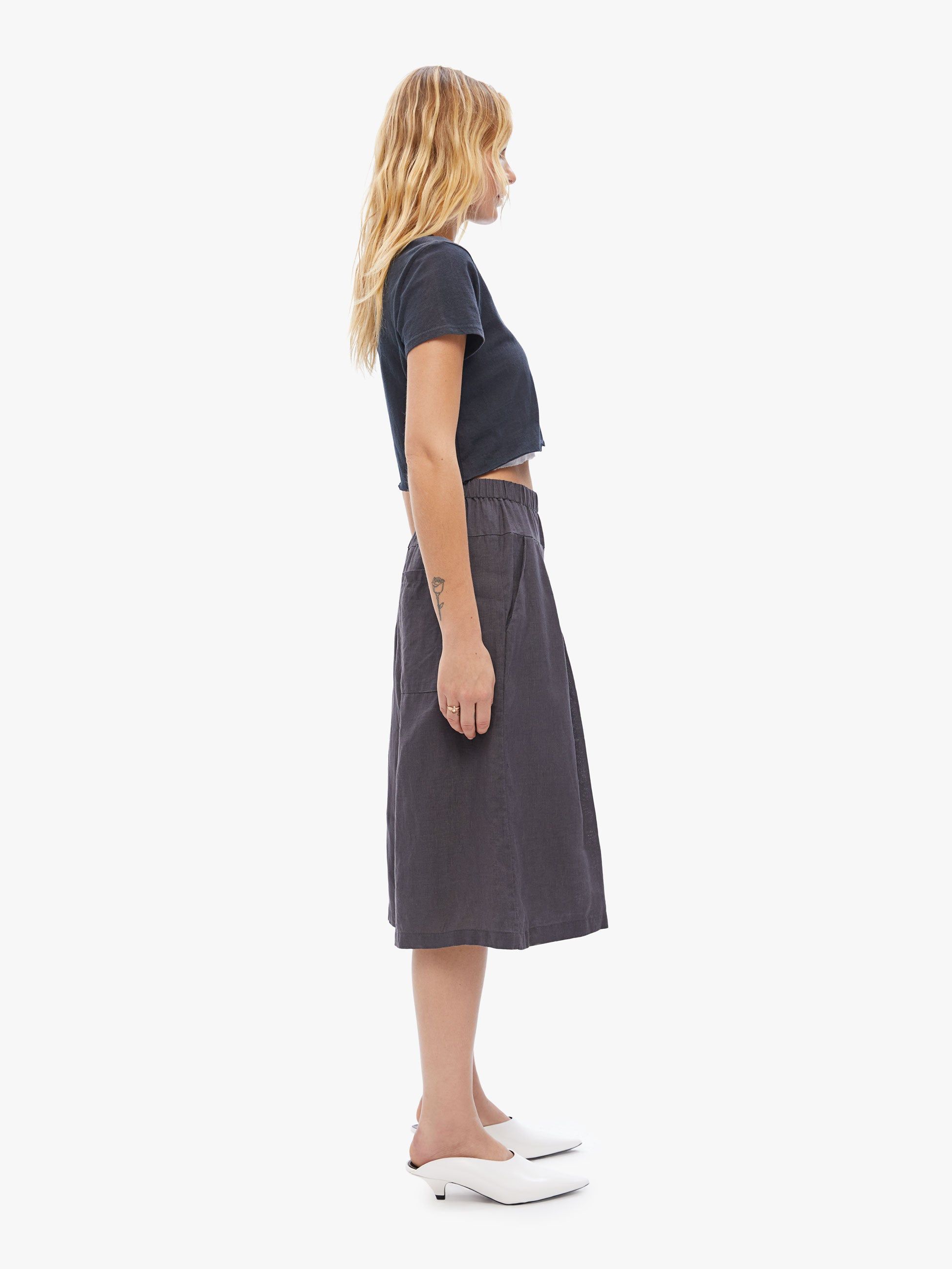 Elsa Esturgie Intense Pant - Carbon sold by MOTHER product image thumbnail 3