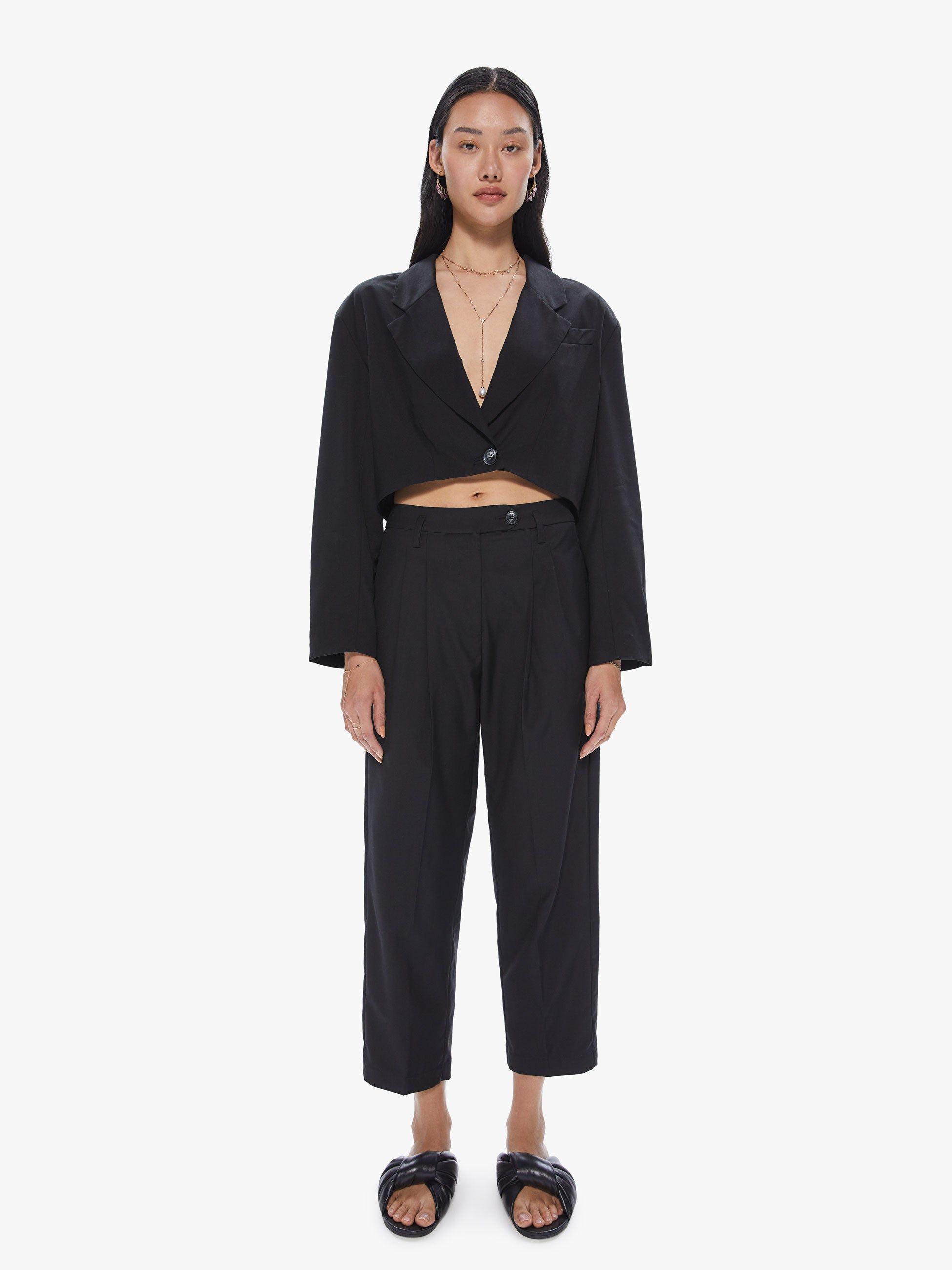 Maria Cher Julia Short Jacket - Black sold by MOTHER product image thumbnail 5