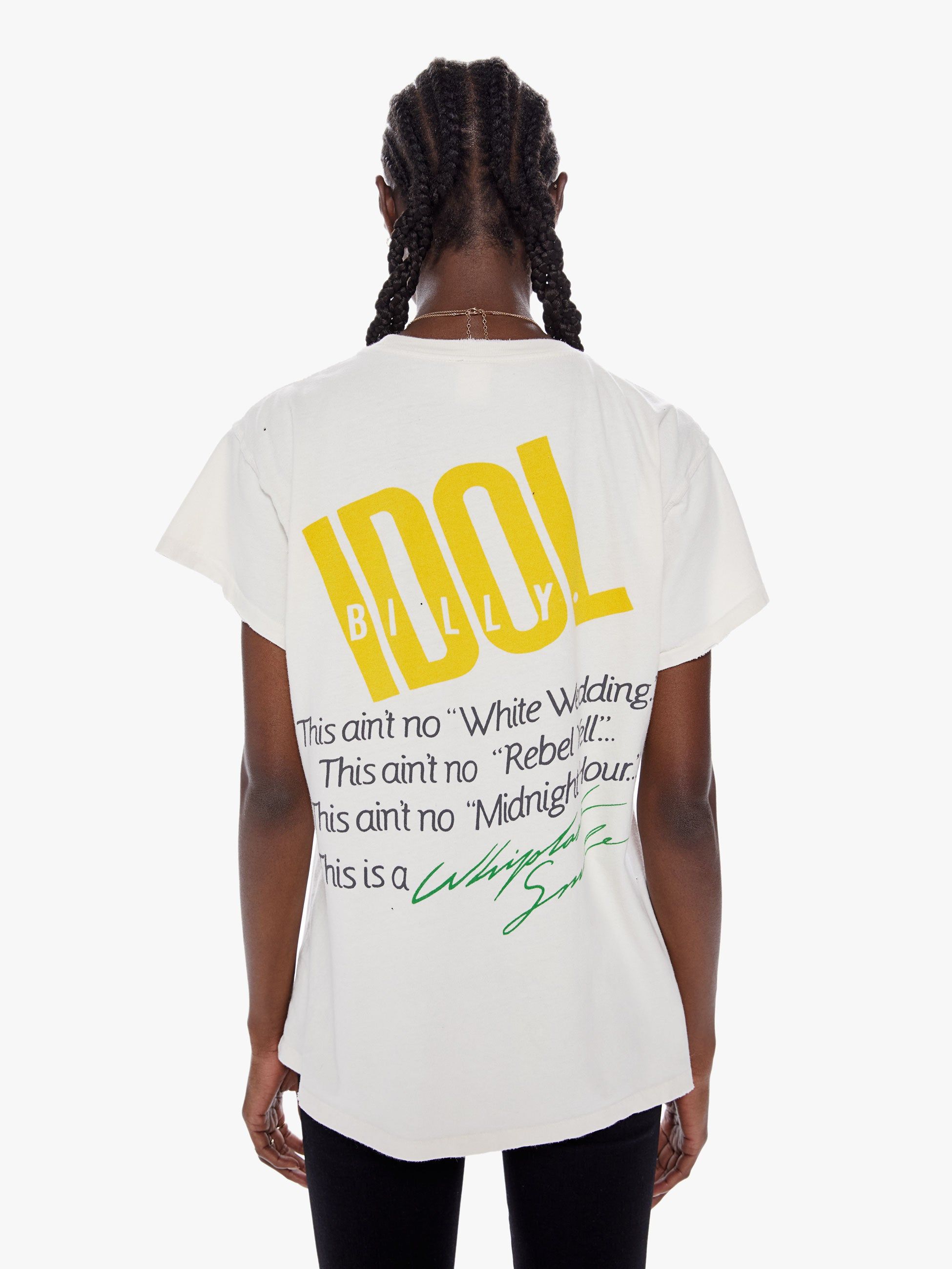 MadeWorn Billy Idol Tee - Vintage White sold by MOTHER product image thumbnail 3