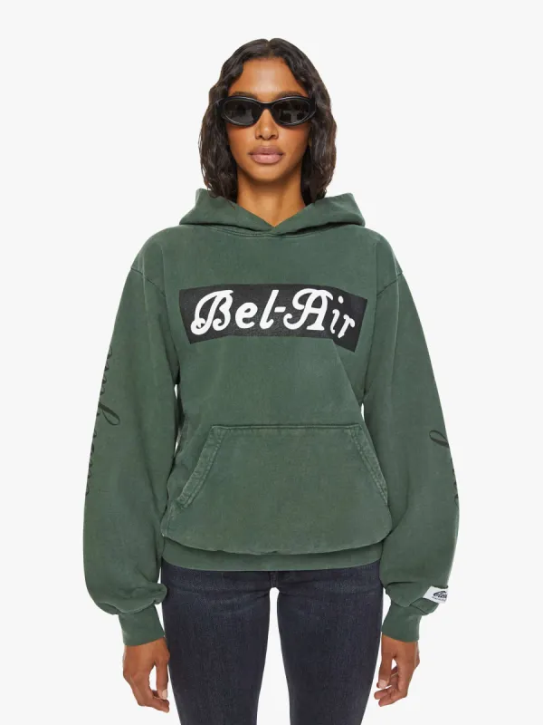 Cloney Bel-Air Pull Over Hoodie - Forest Green sold by MOTHER