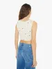 Alix Of Bohemia Ludi Pearl Beaded Crochet Top - Ivory sold by MOTHER