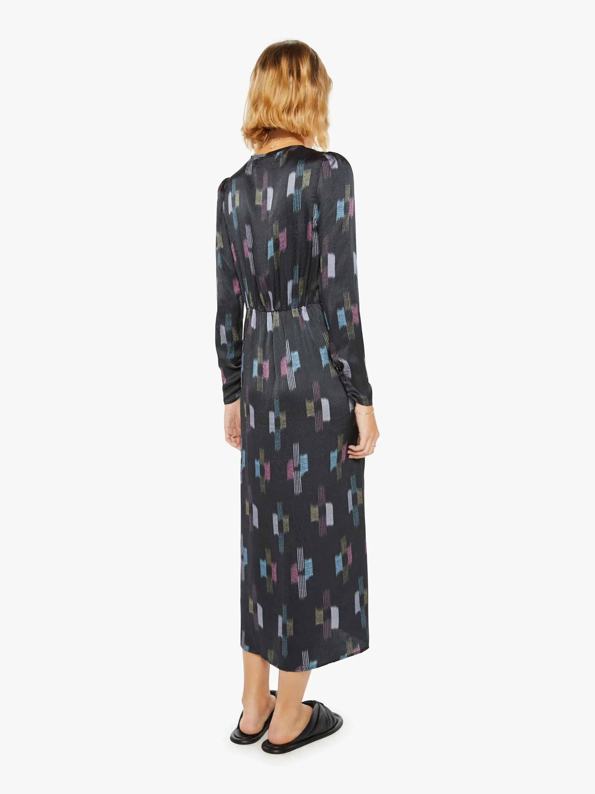 XiRENA Odessa Dress - Black Ikat sold by MOTHER product image thumbnail 3
