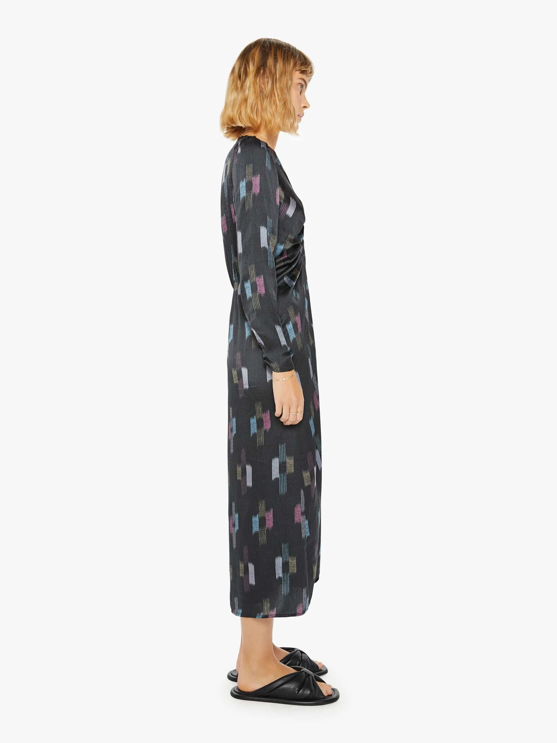 XiRENA Odessa Dress - Black Ikat sold by MOTHER product image thumbnail 2