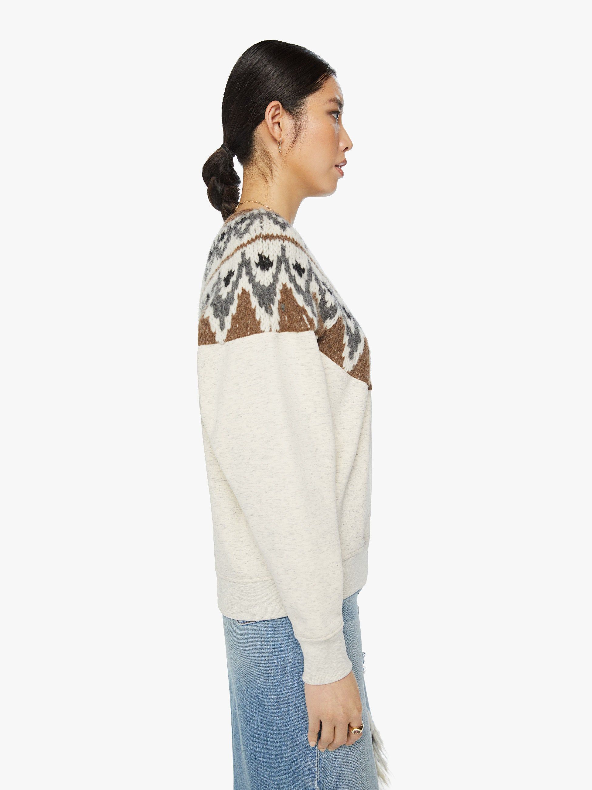 The Half Of Me Pullover - Halfway To Nowhere sold by MOTHER product image thumbnail 3