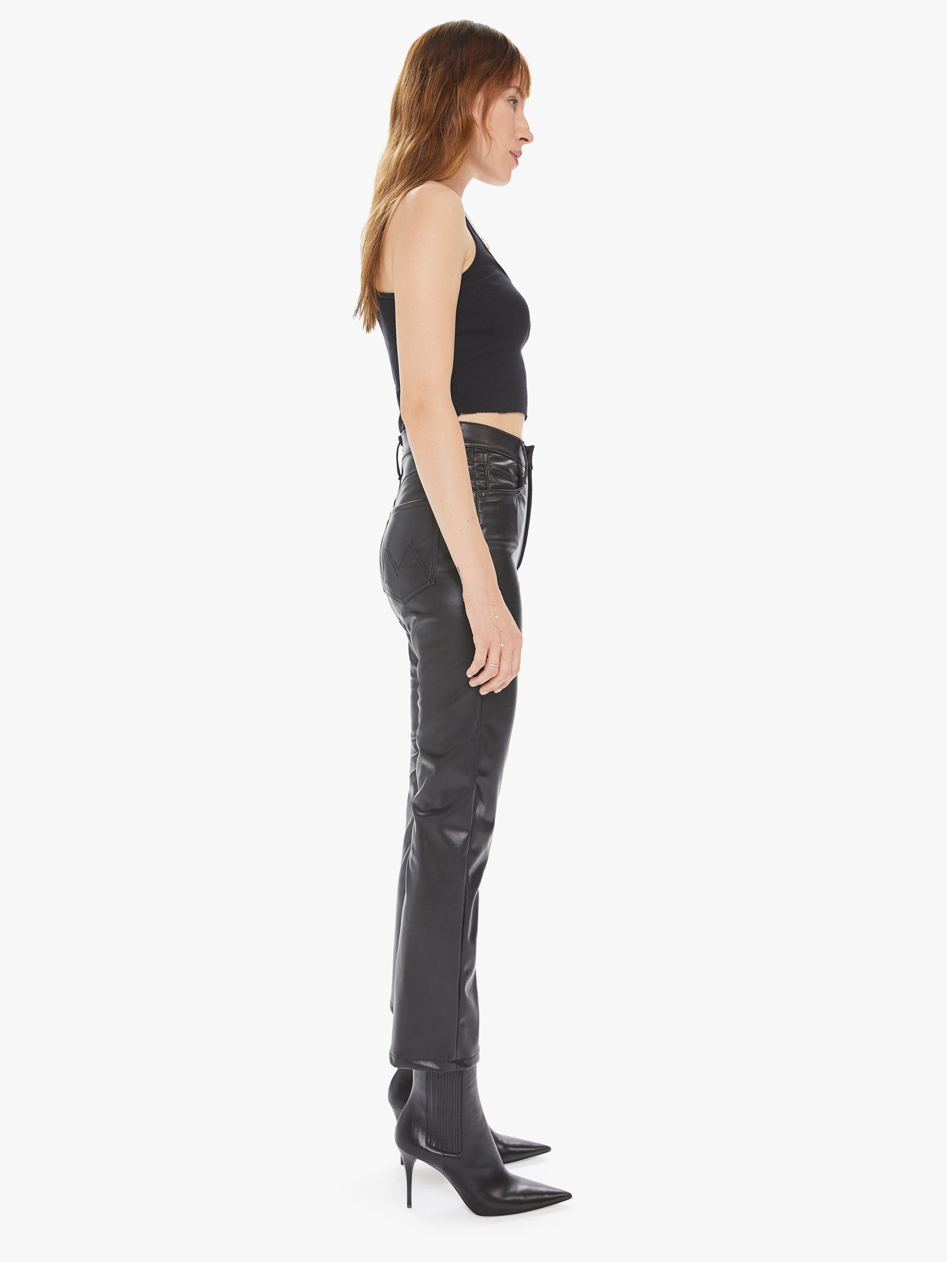 High Waisted Rider Ankle - Black sold by MOTHER product image thumbnail 3