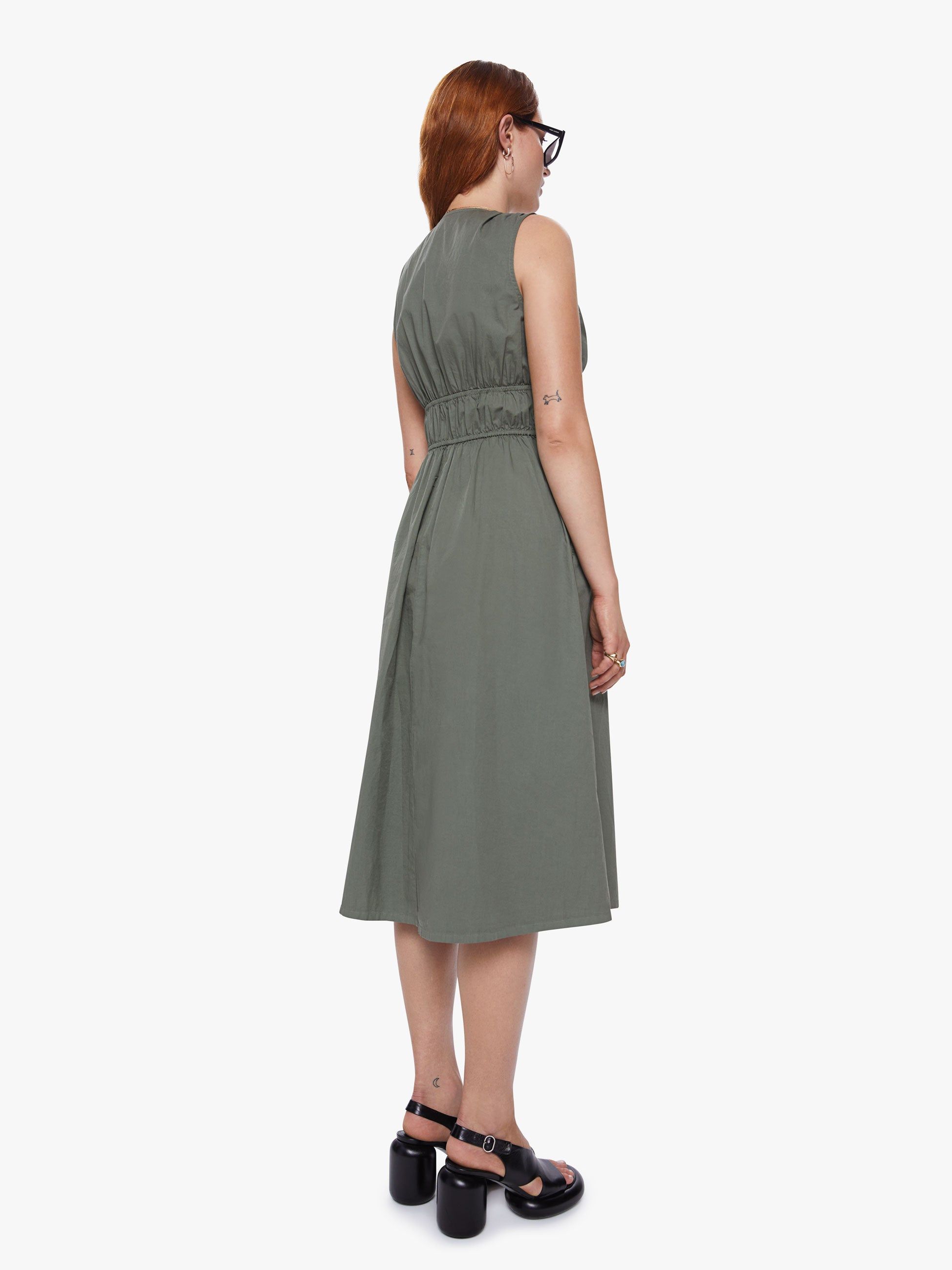 XiRENA Cyra Dress - Olive sold by MOTHER product image thumbnail 4