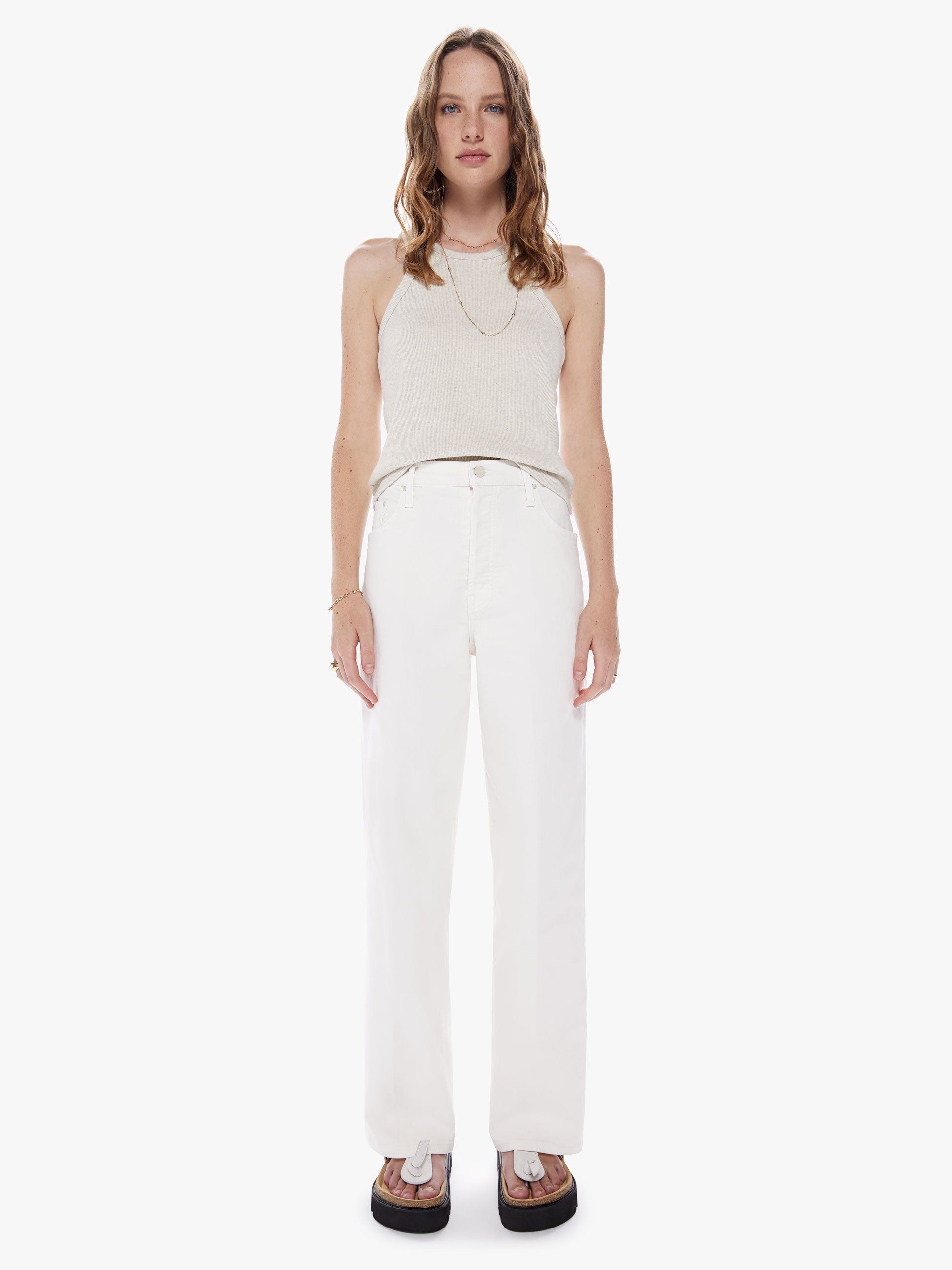 High Waisted Spinner Skimp - Cream Puffs sold by MOTHER product image thumbnail 2
