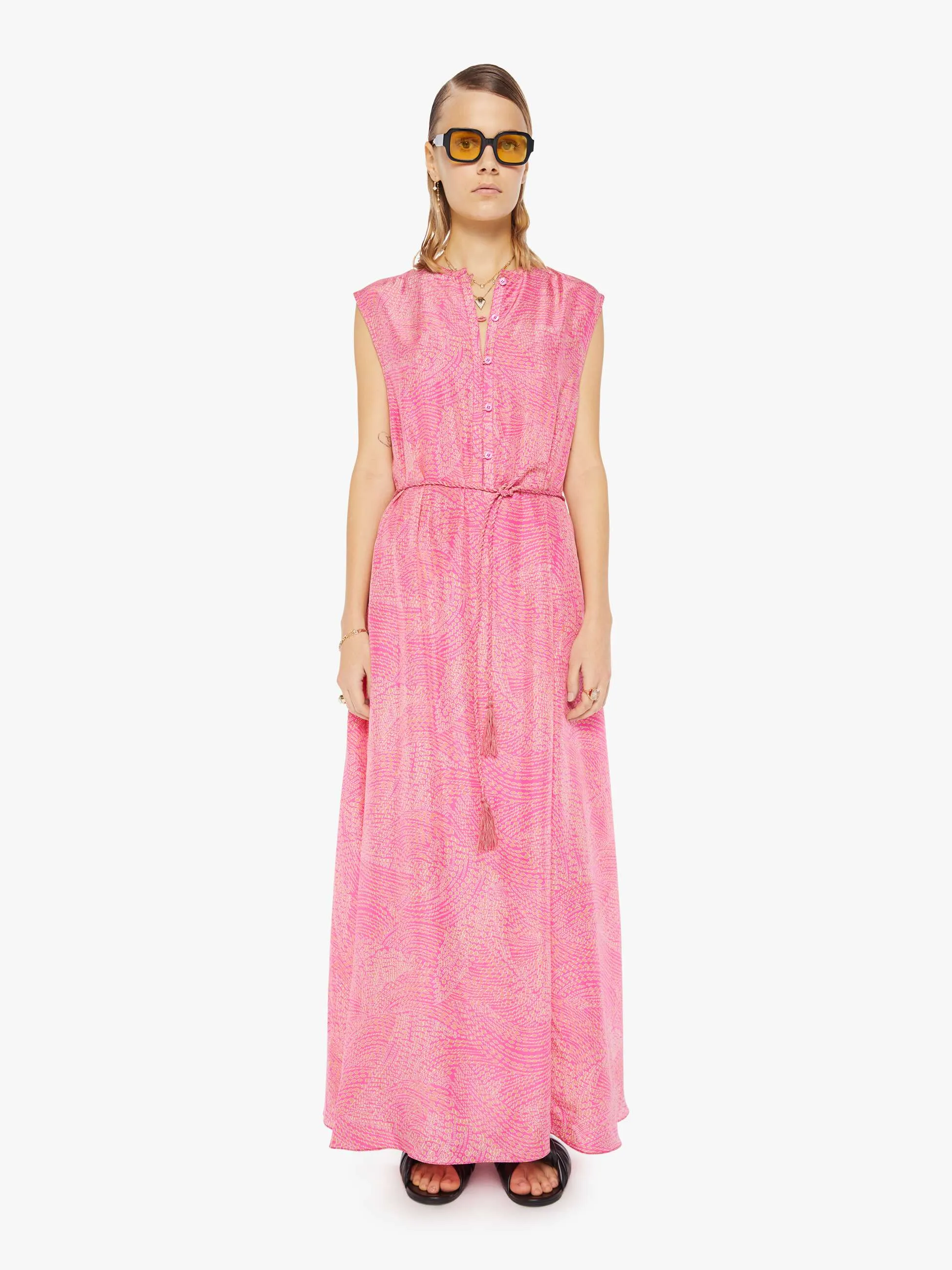 Maria Cher Williams Sleeveless Maxi Dress - Fuchsia Vibes sold by MOTHER