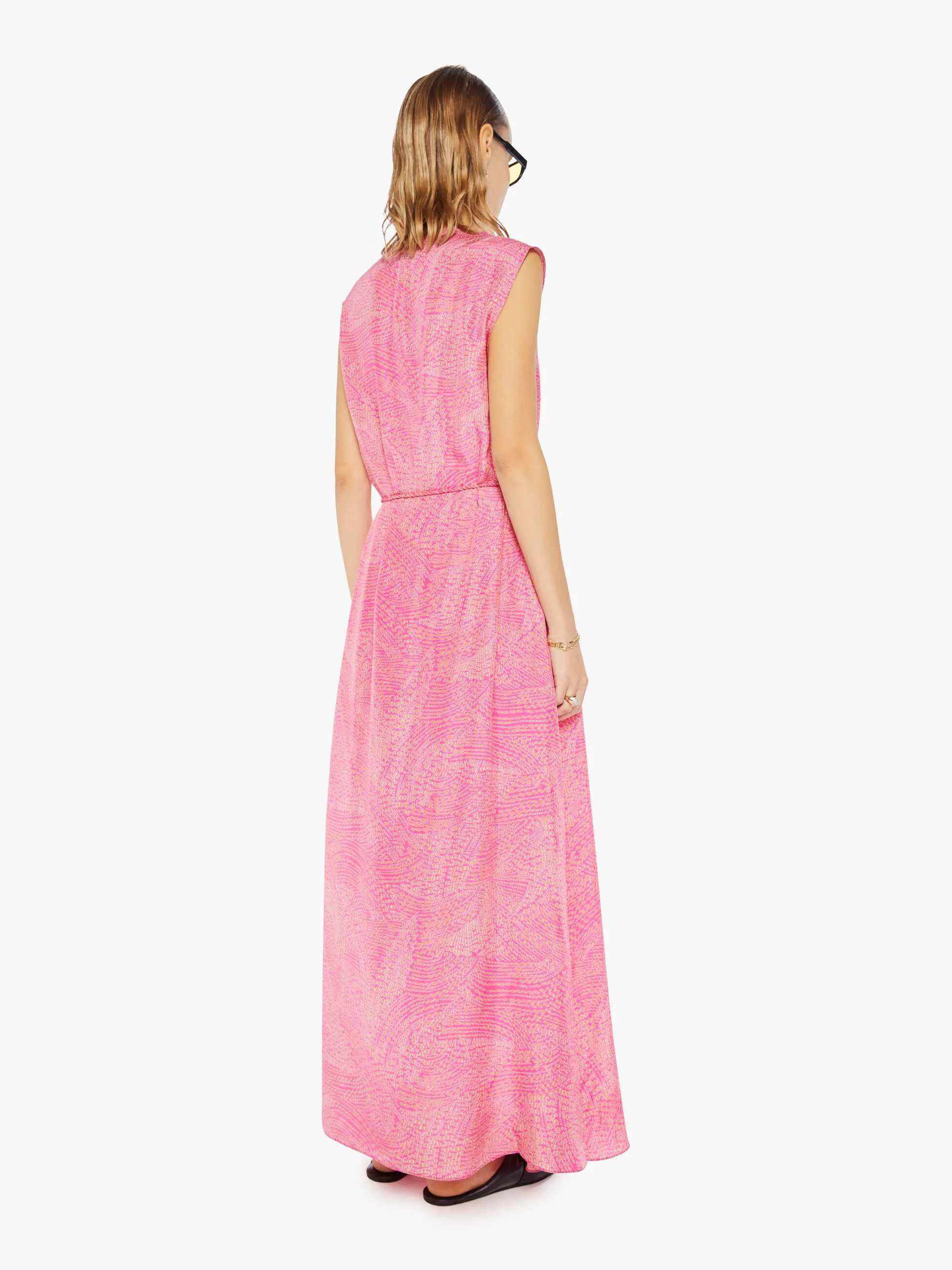 Maria Cher Williams Sleeveless Maxi Dress - Fuchsia Vibes sold by MOTHER product image thumbnail 4