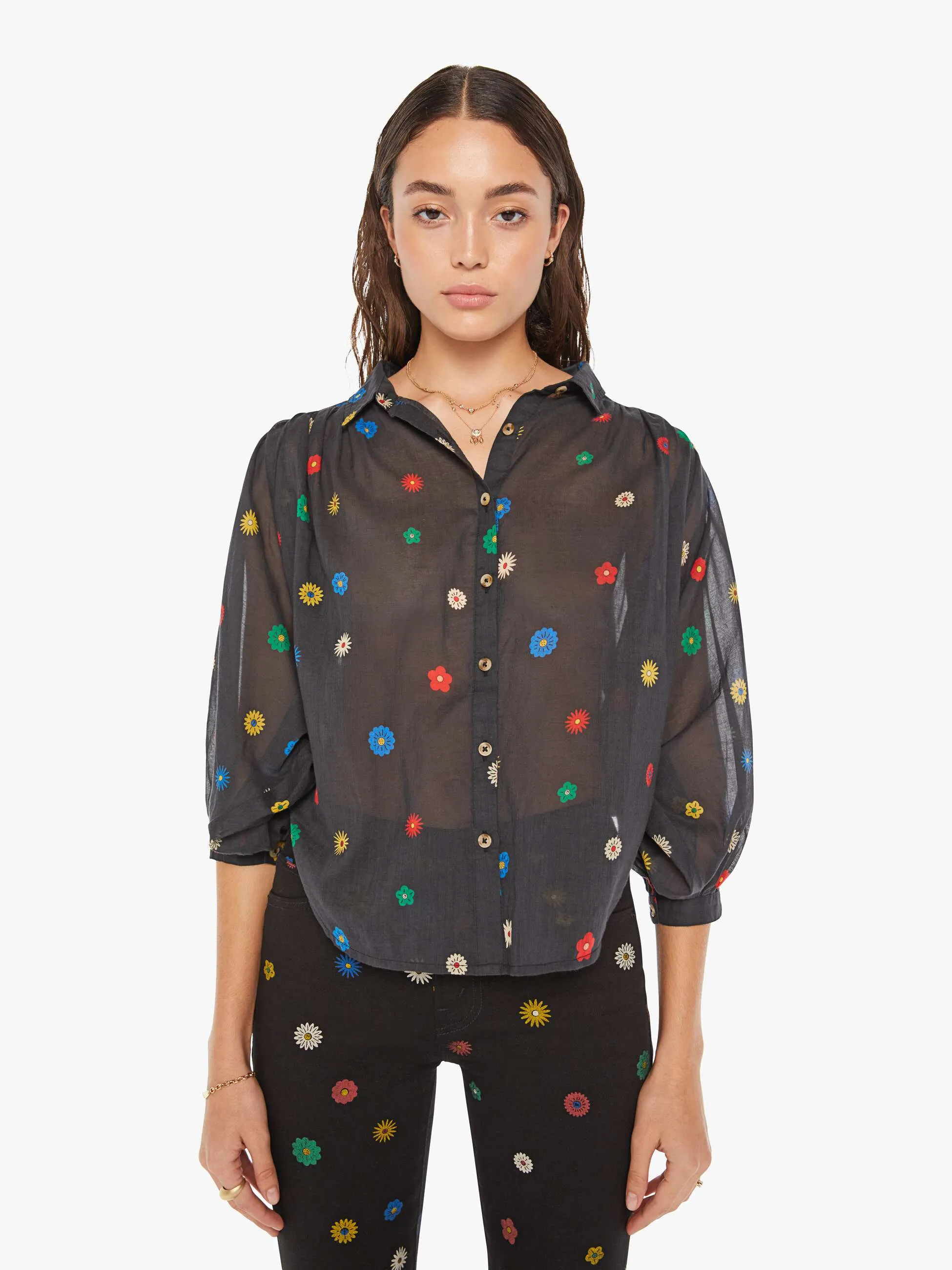 The Breeze Top - Fresh As A Daisy sold by MOTHER product image thumbnail 2