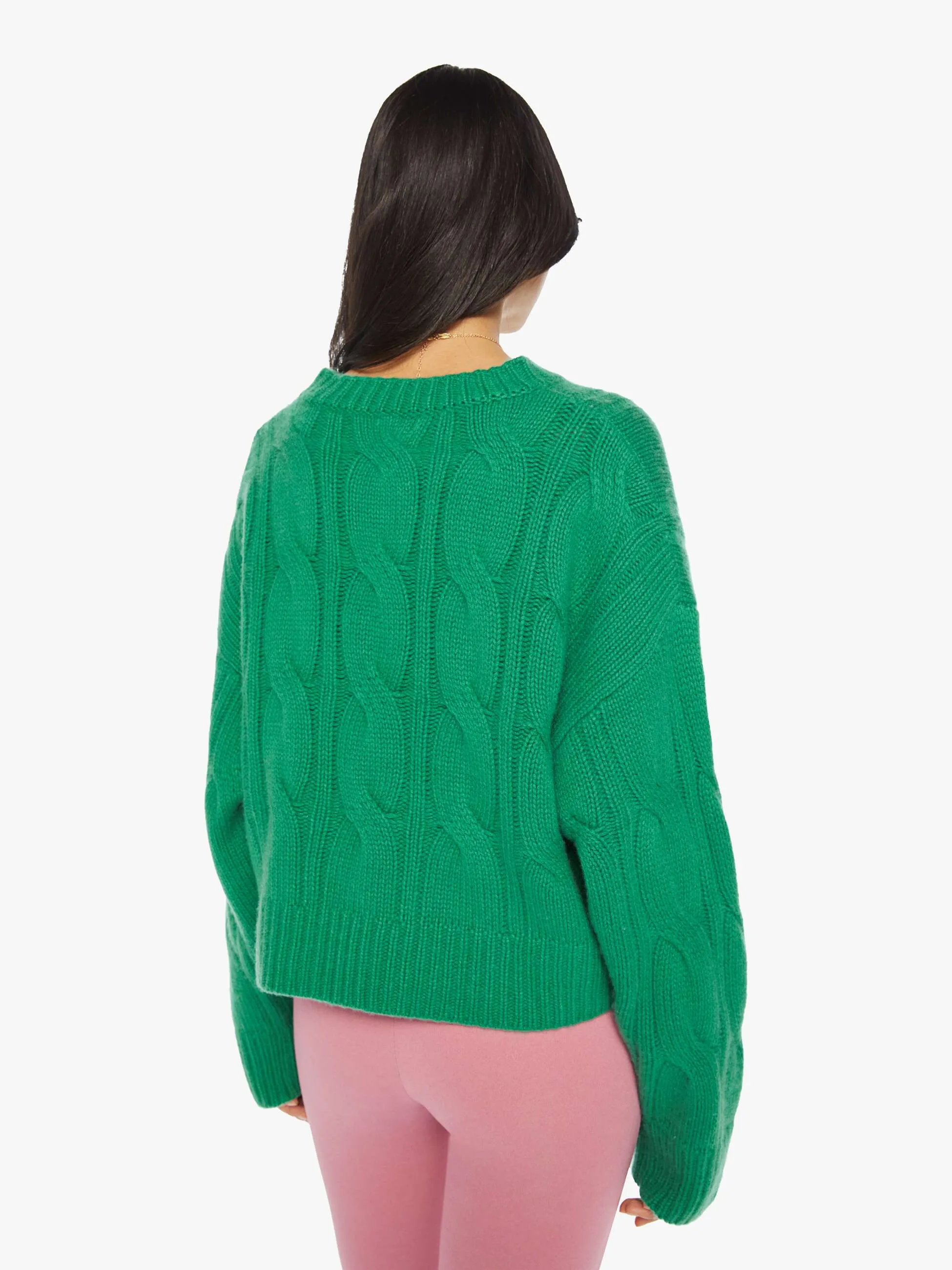 SABLYN Tristan Cable Knit Sweater - Neptune sold by MOTHER product image thumbnail 4