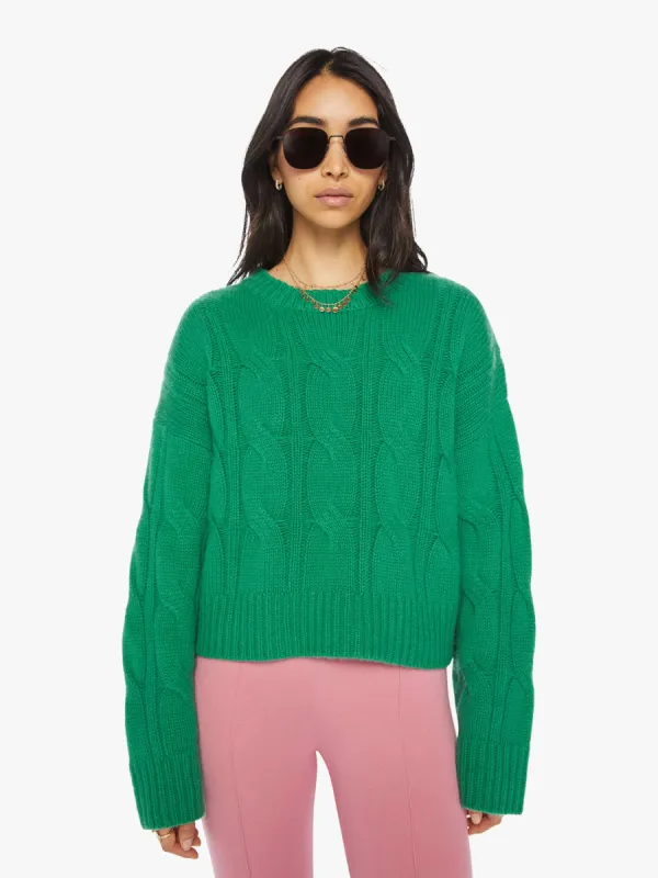 SABLYN Tristan Cable Knit Sweater - Neptune made by MOTHER