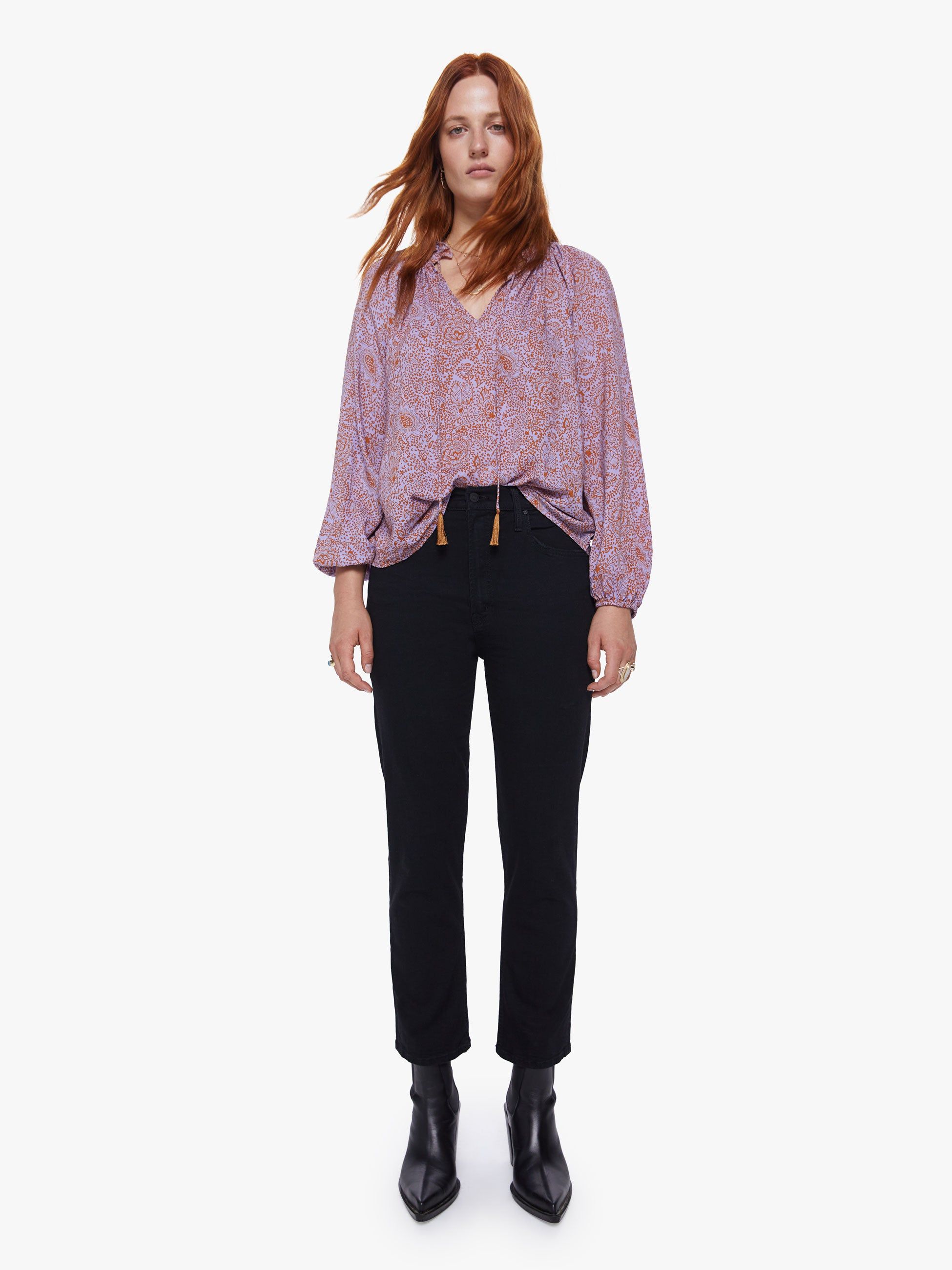 Natalie Martin Penny Top - Shangri-La Orchid sold by MOTHER product image thumbnail 5