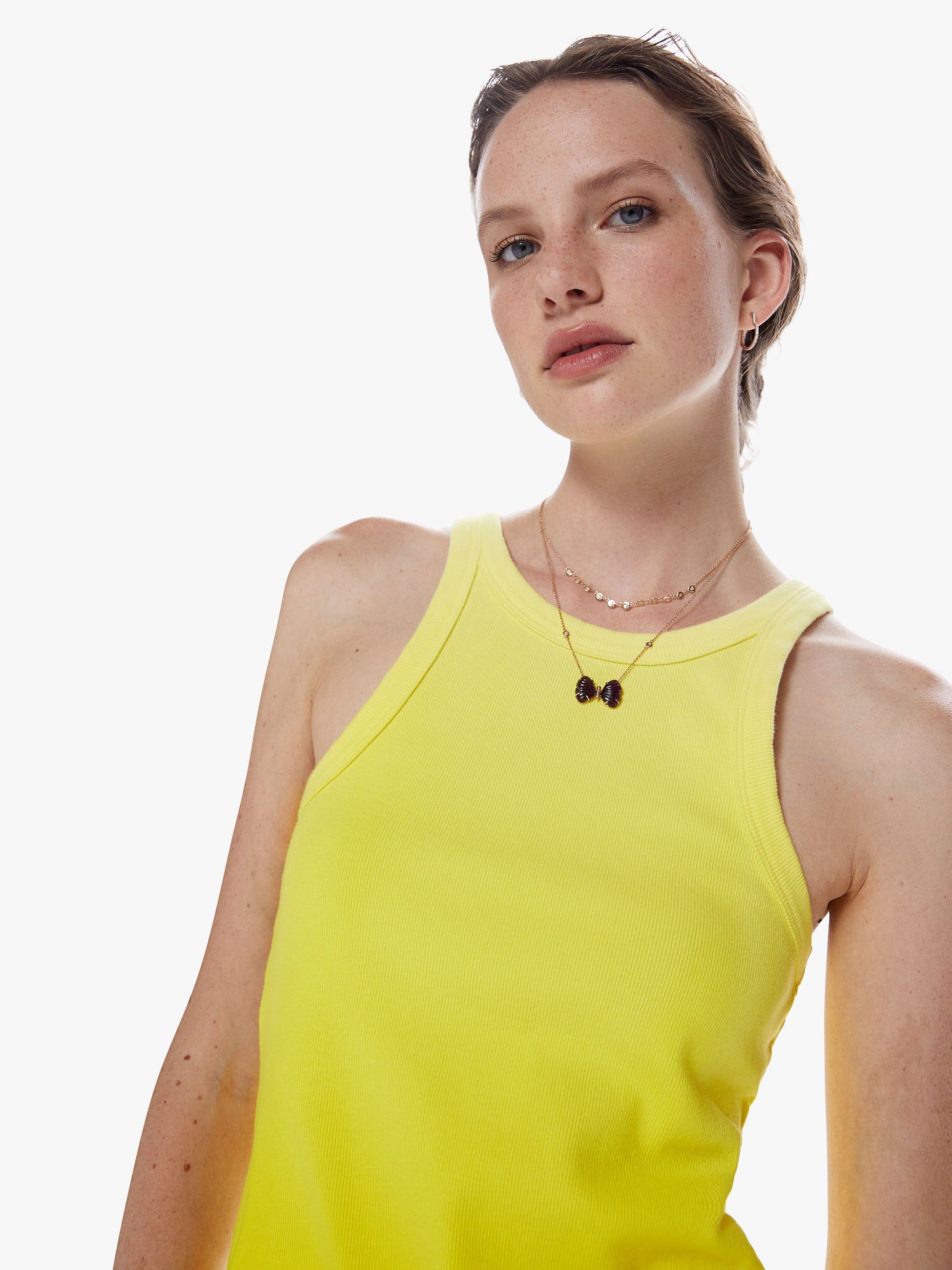 The Chin Ups Tank - Blazing Yellow sold by MOTHER product image thumbnail 5