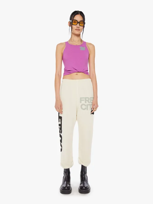 FREECITY LETSGO OG Superyumm Sweatpant - Bones sold by MOTHER