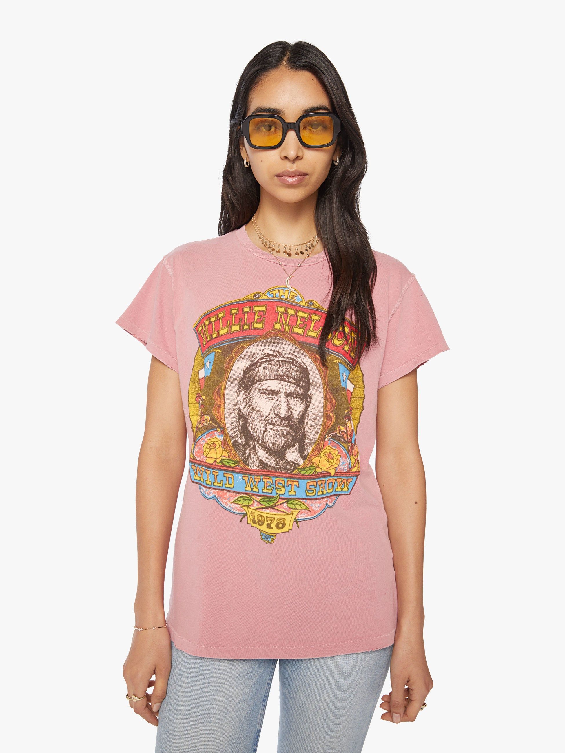 MadeWorn Willie Nelson '78 Tee - Petal sold by MOTHER