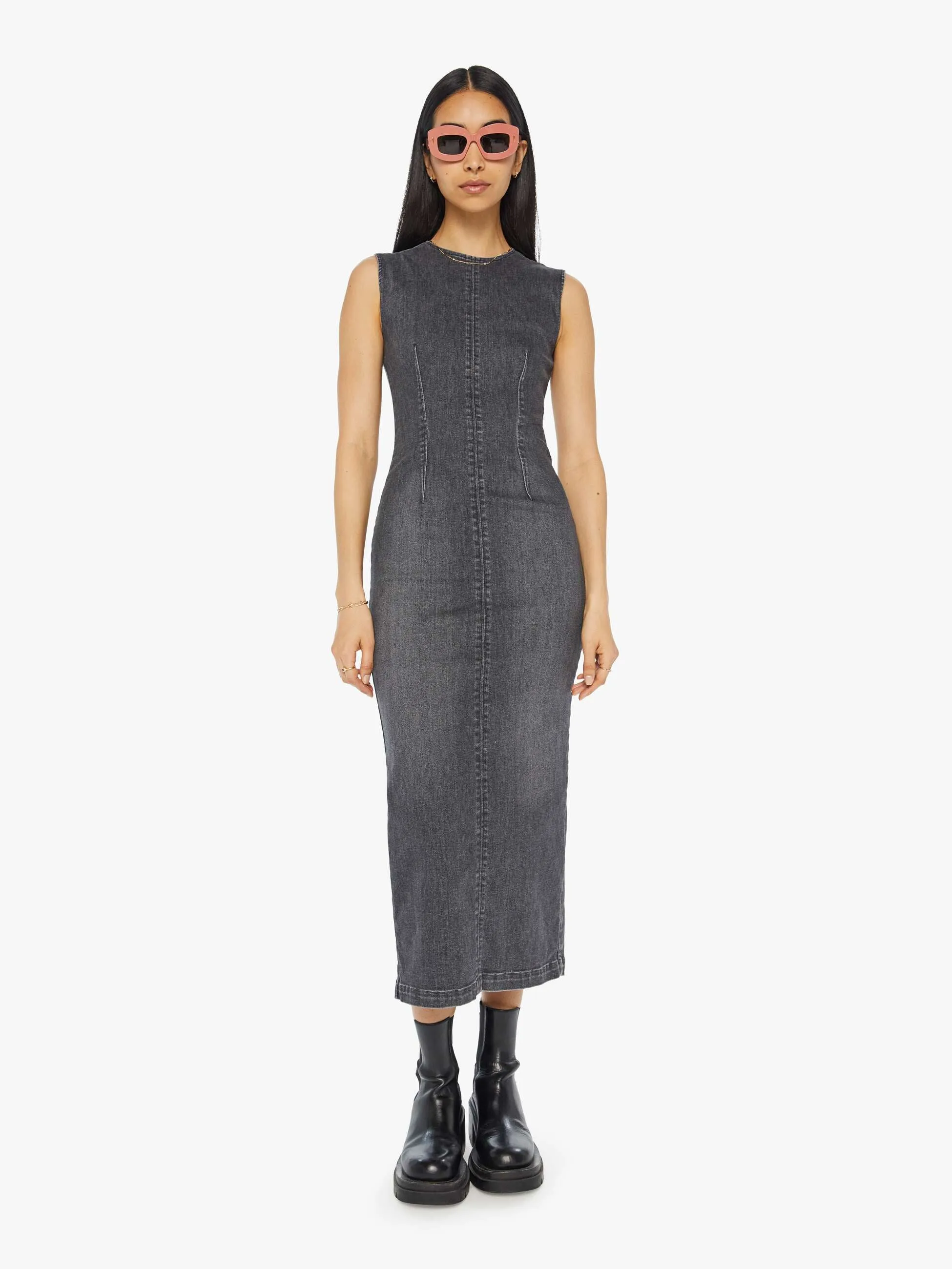 The Swerve Dress - Up In Smoke sold by MOTHER product image thumbnail 2